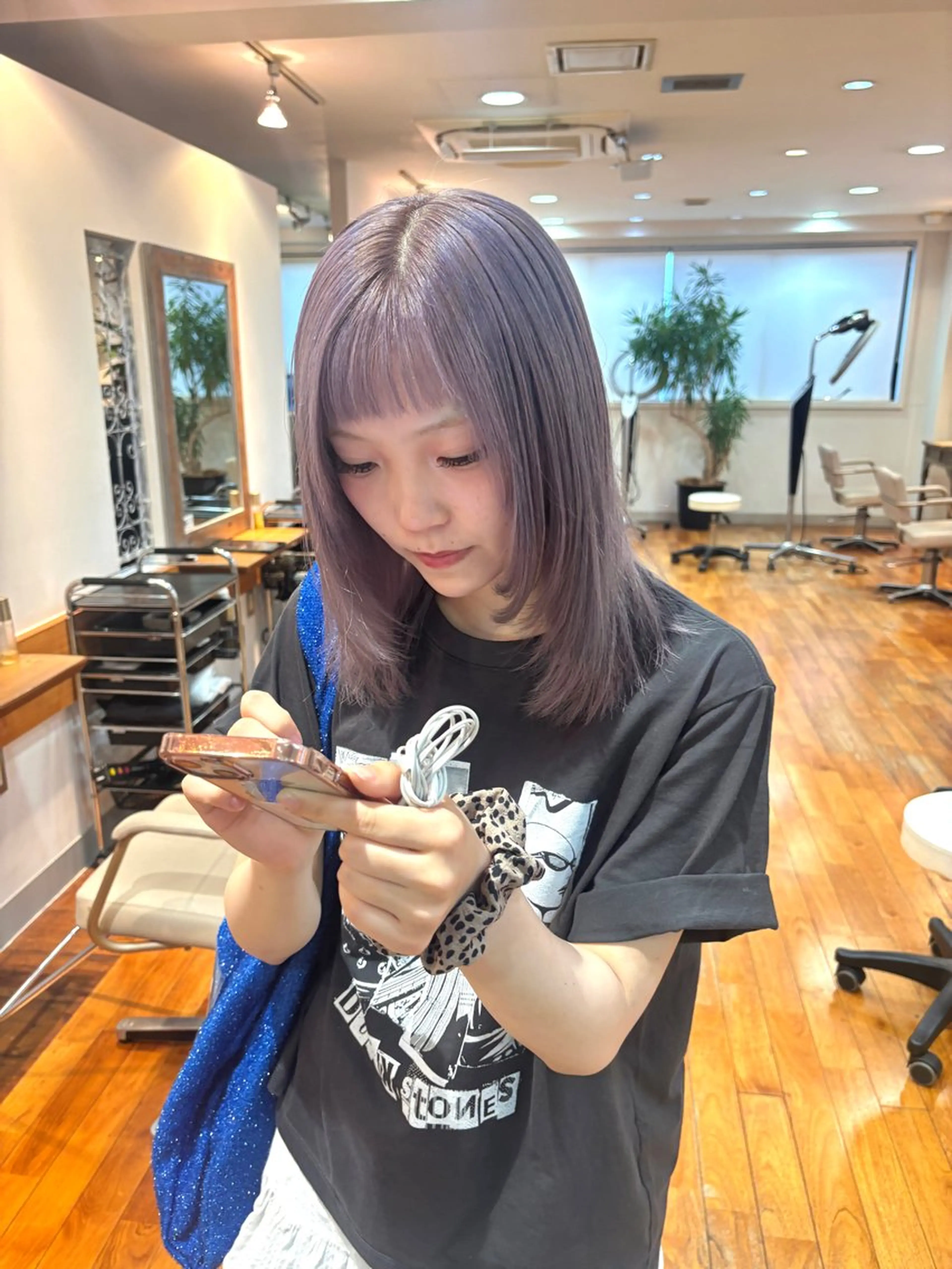 ミディアム カラー 榎本 紀美／カット無料のヘアスタイル