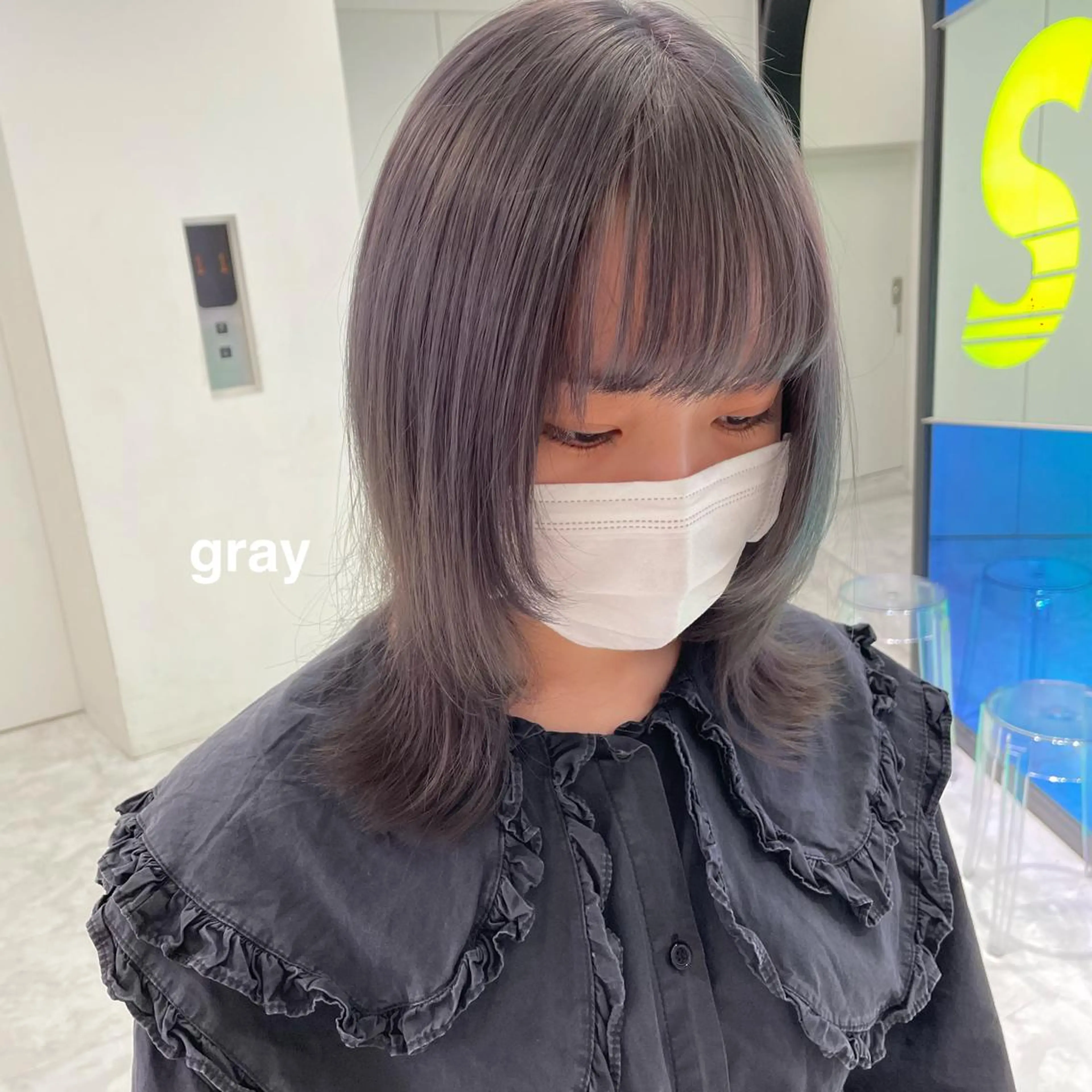 ショート ヘアカラー トリートメント 💗🤍透明感カラー 🤍💗kanonのヘアスタイル