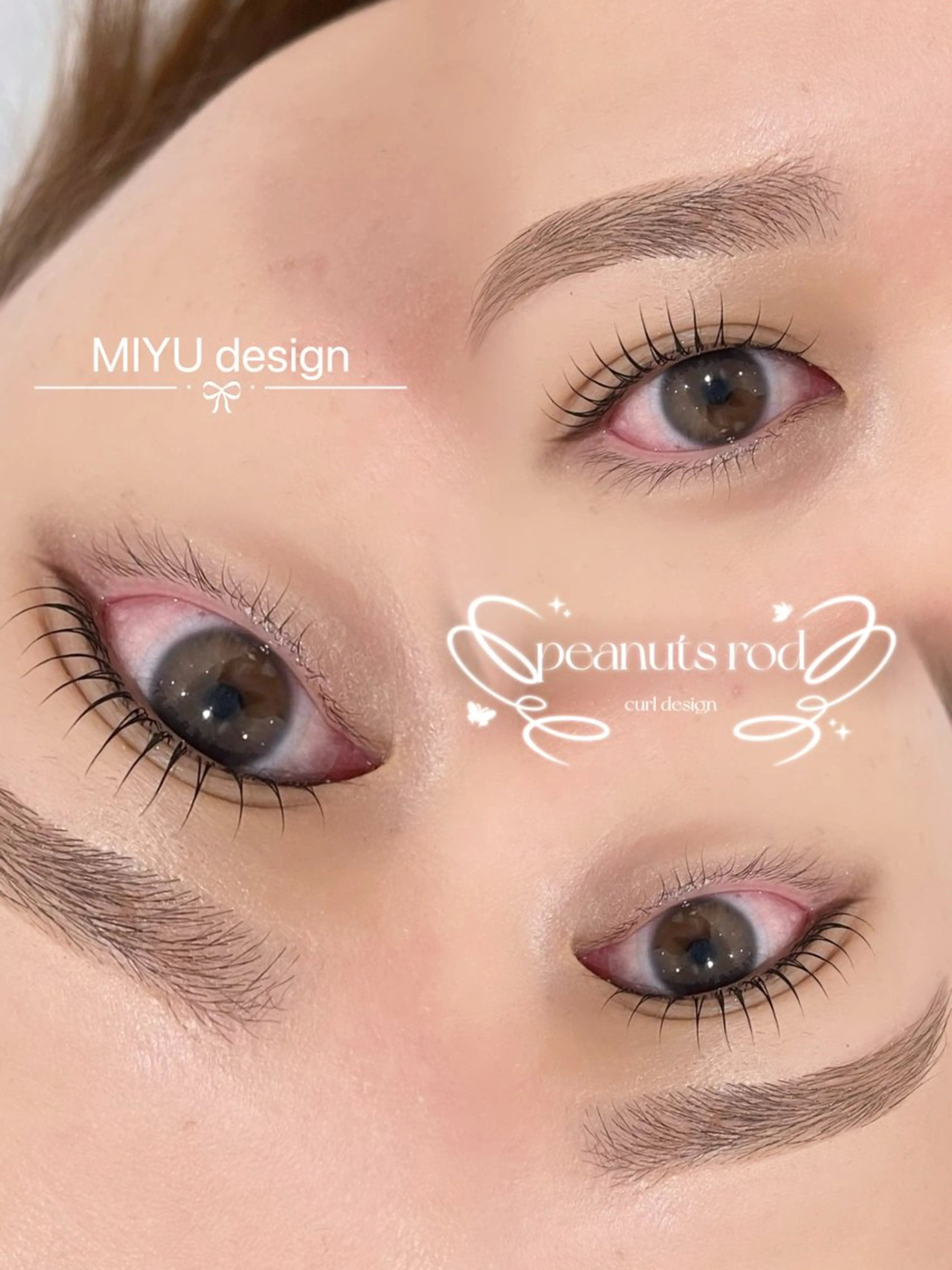 マツエク・マツパ マツパ une fleur MIYUのマツエク・マツパデザイン