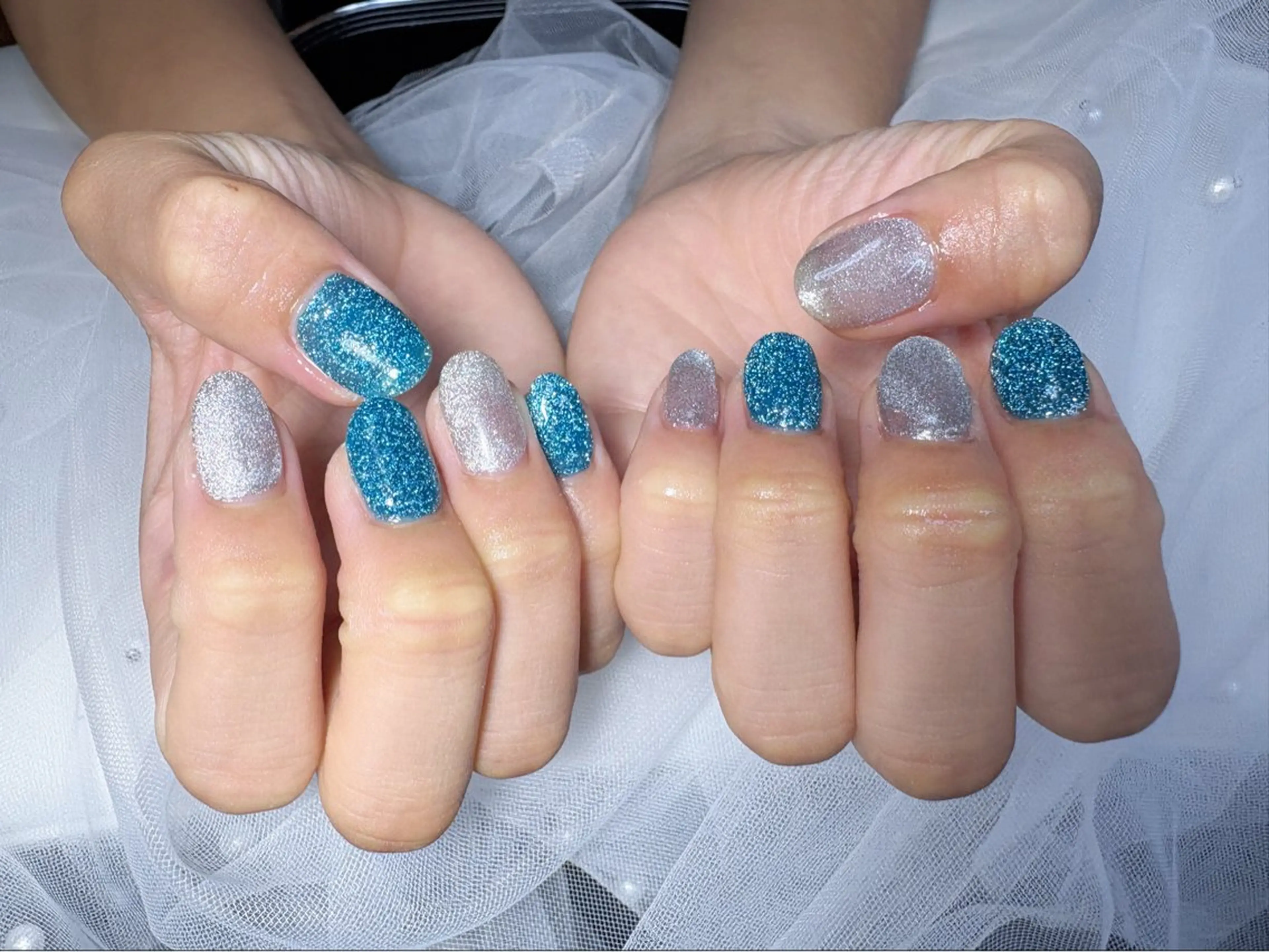 フィルイン🆗自爪を守る💐🫧【オフ込】マグネット🧲50種類以上から選べる💅2色までOK🩷🩵の写真