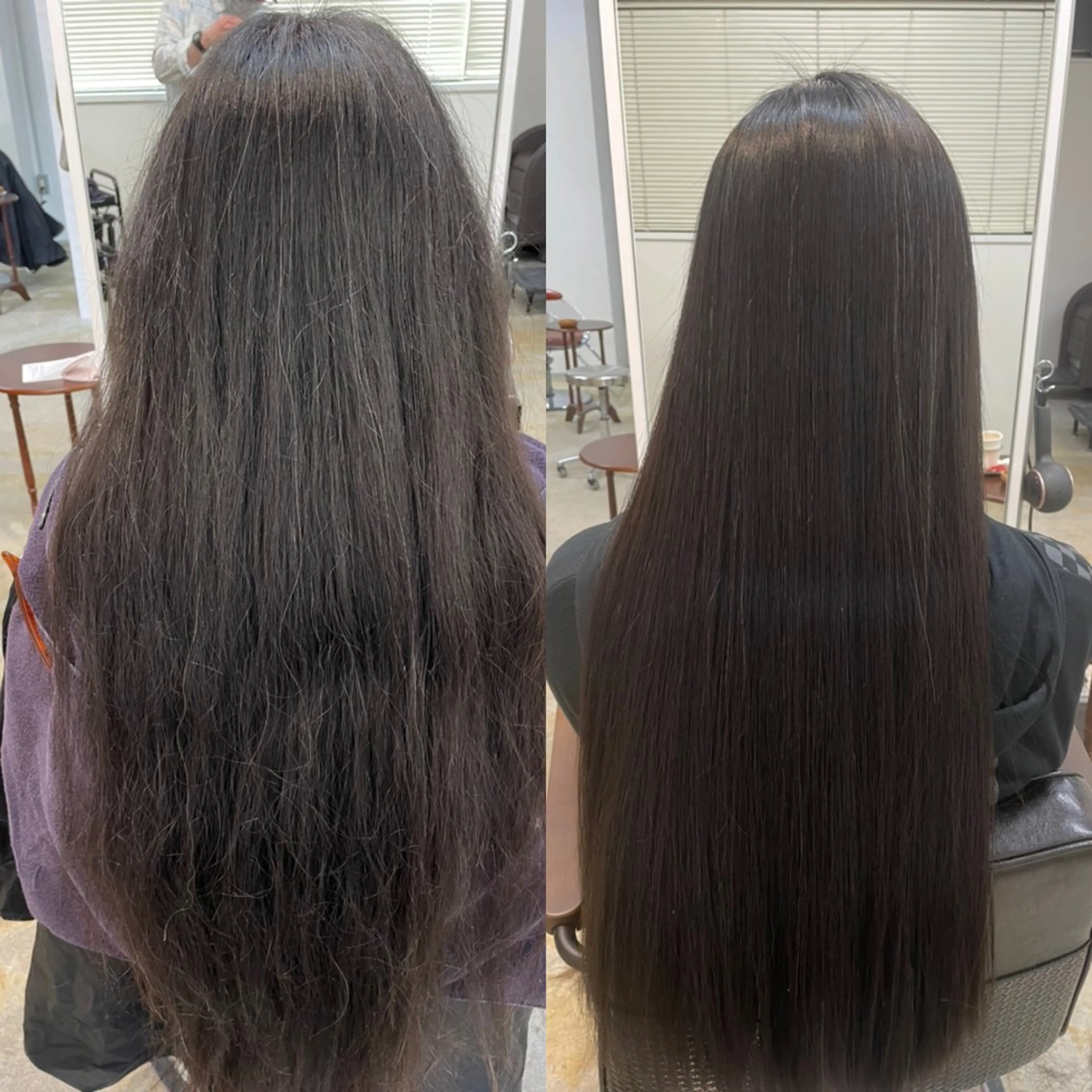 ロング 髪質改善 カット 縮毛矯正 トリートメント 宮本 祥生のヘアスタイル