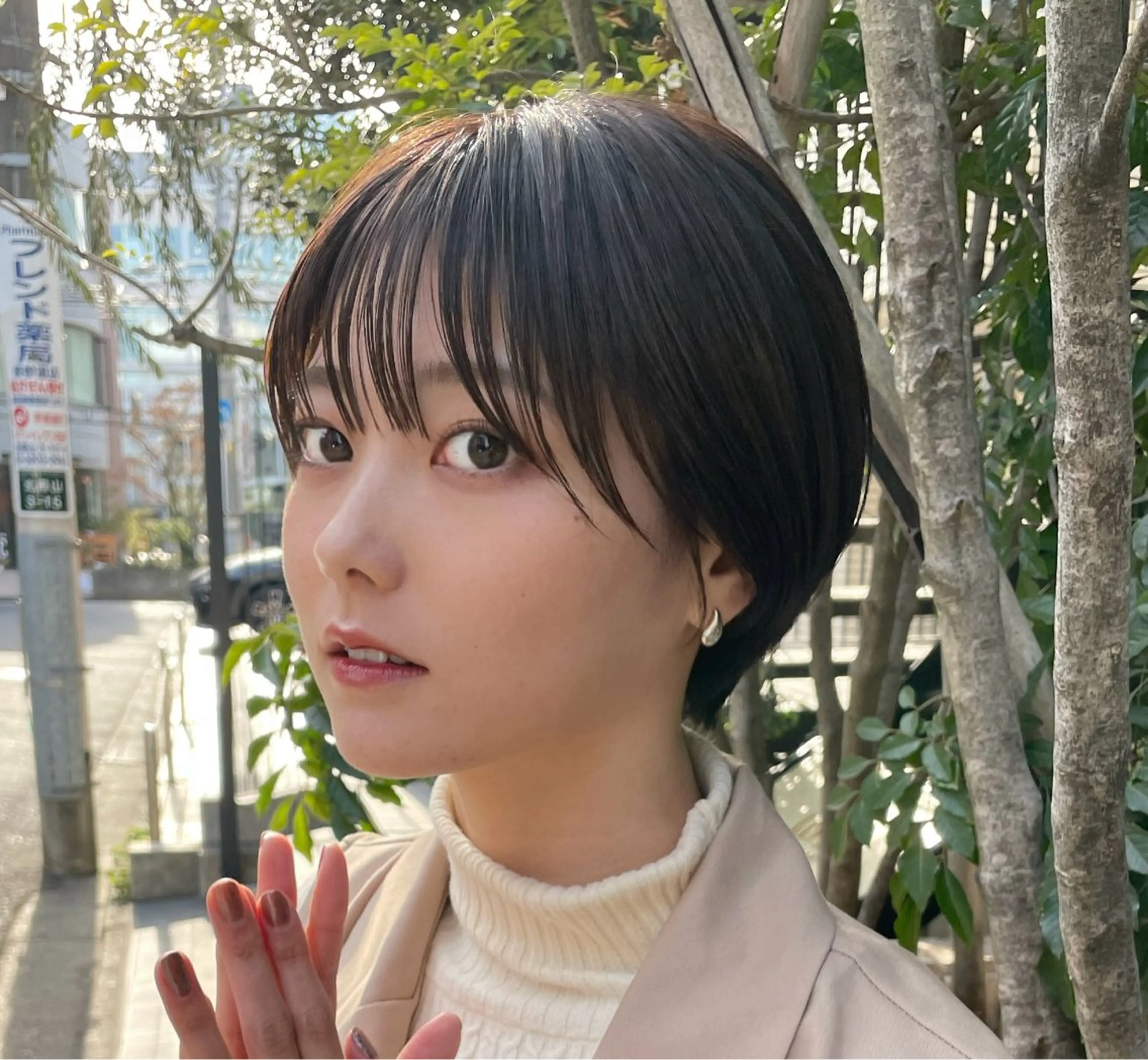 ショート カラー ショートヘア カット ヘアカラー トリートメント ボブ/ショート/ shinのヘアスタイル