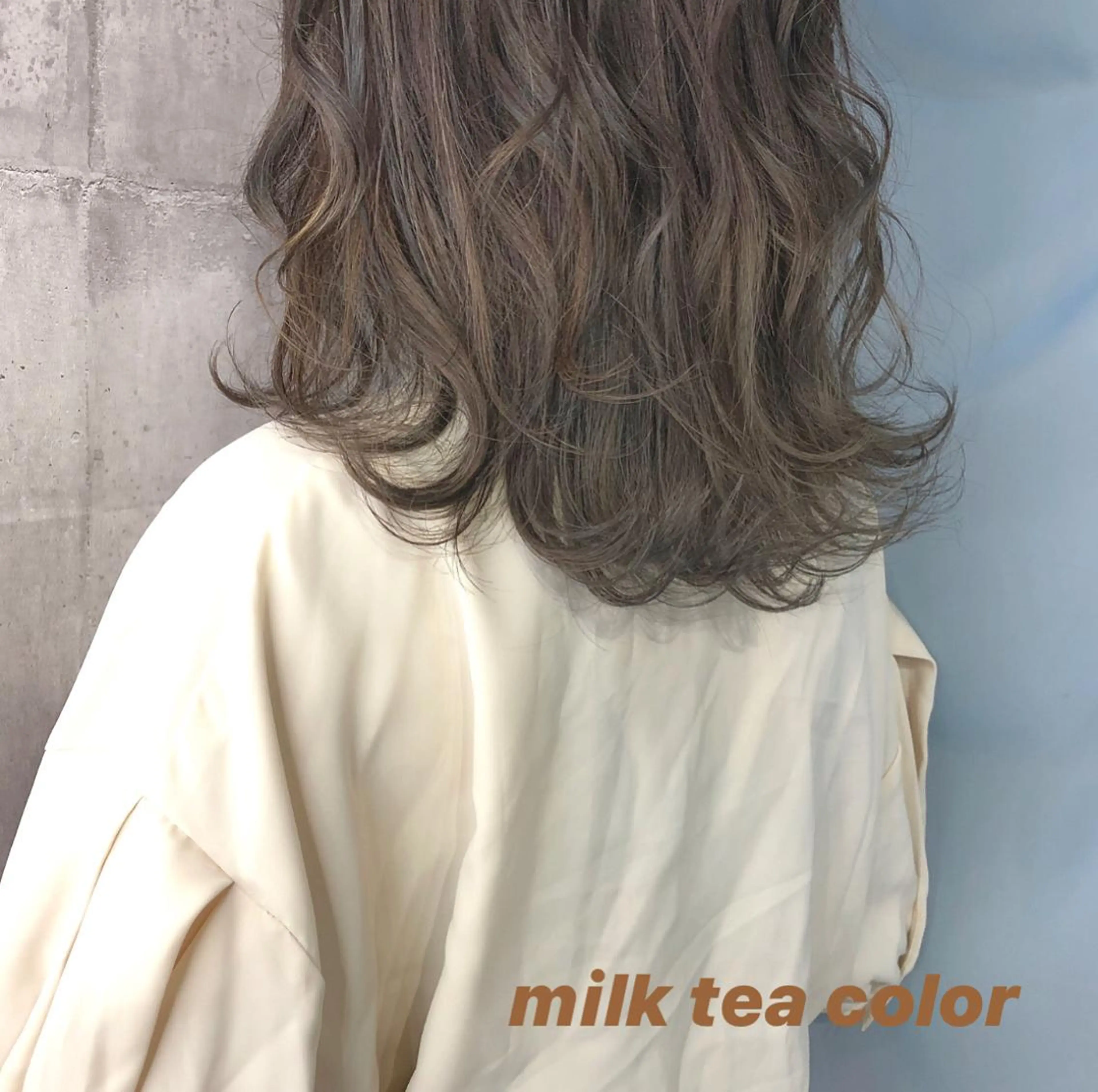 ミディアム カラー バレイヤージュ デザインカラー レイヤーカット icon.hakata所属・kazuki iconのヘアスタイル