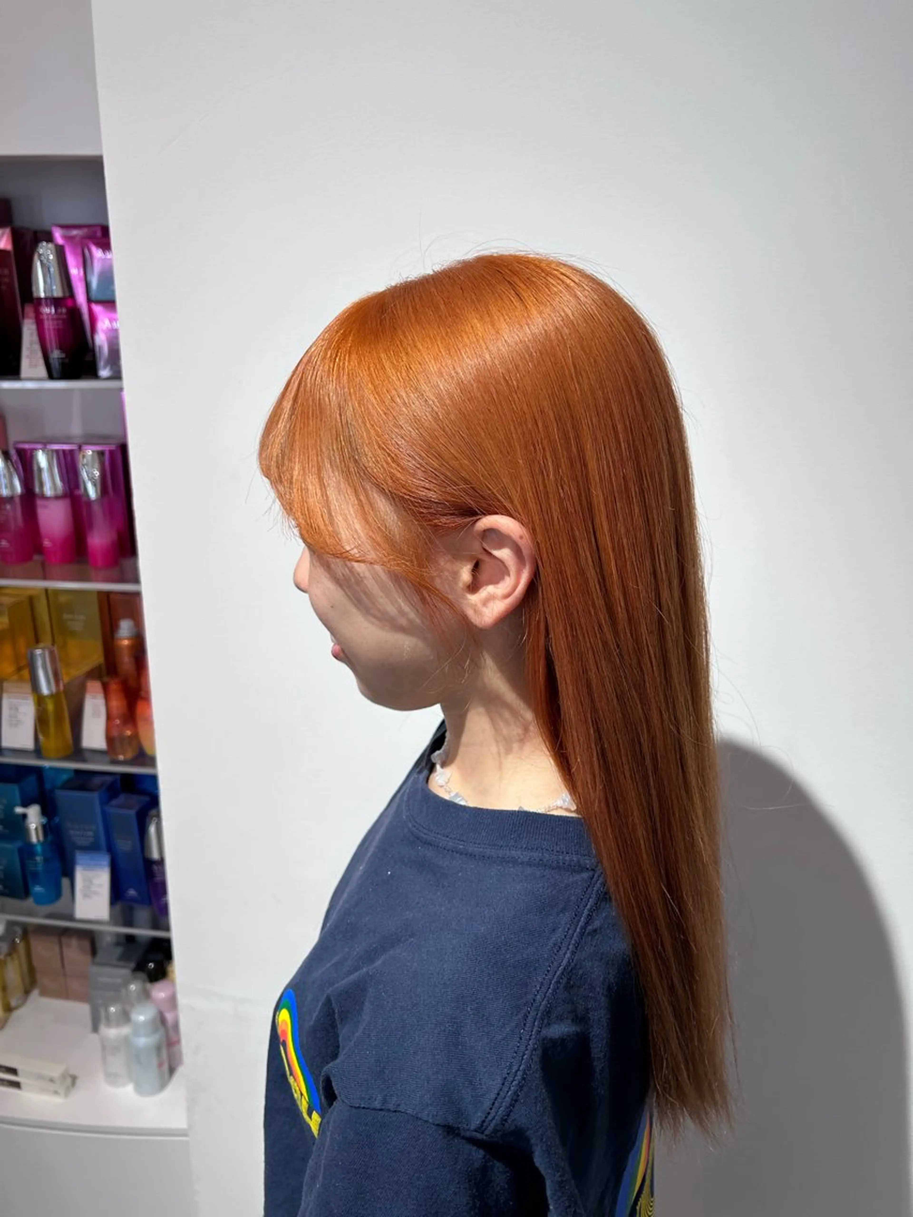 ロング カラー 蓮池 愛海のヘアスタイル