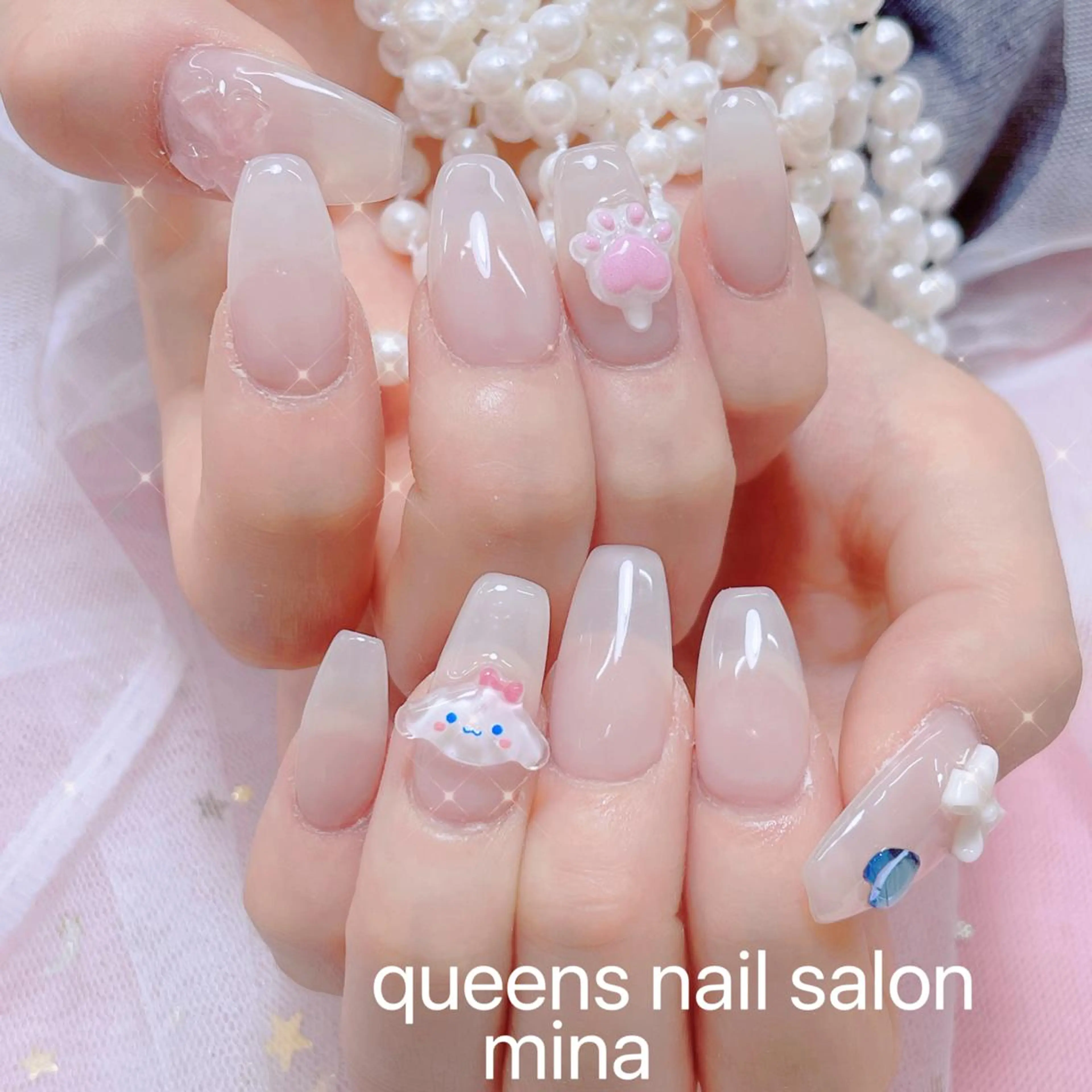 ネイル Mina🧸 韓国風ネイル🎀のネイルデザイン