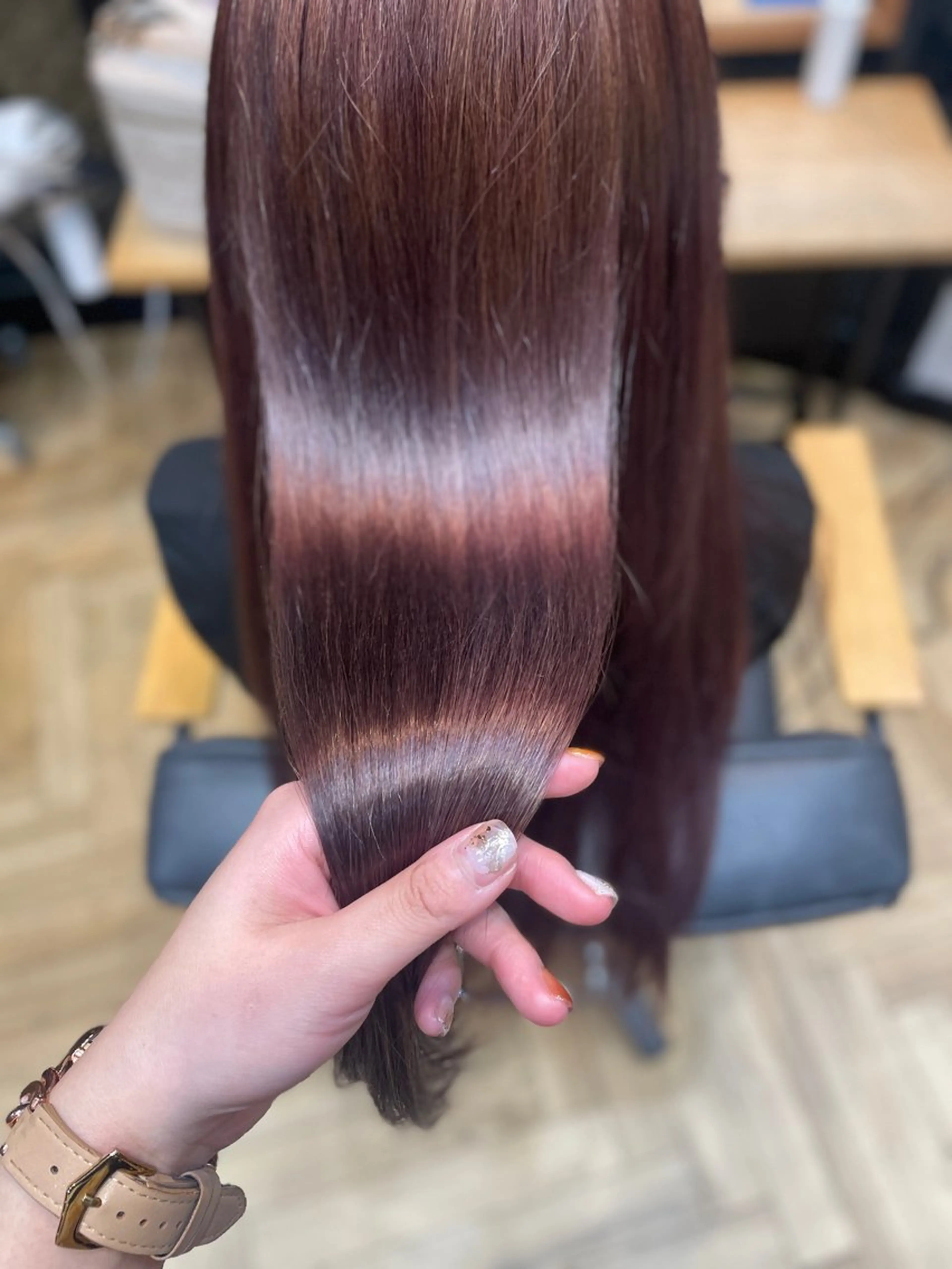 ロング カラー ヘアカラー トリートメント 望恵🌸 韓国🇰🇷スタイルのヘアスタイル