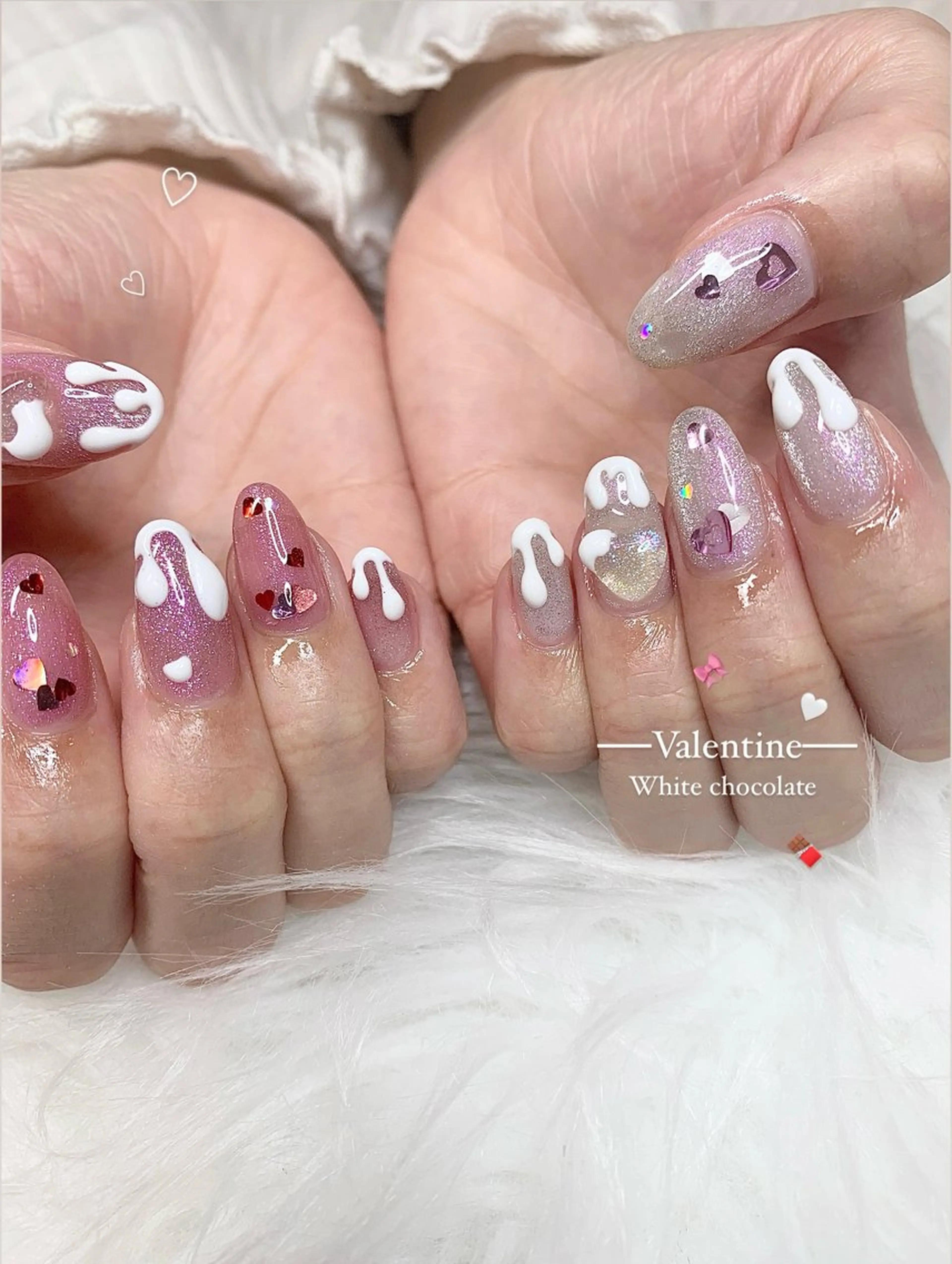 ネイル ハンドネイル La neige* yuki 🥯🍑のネイルデザイン