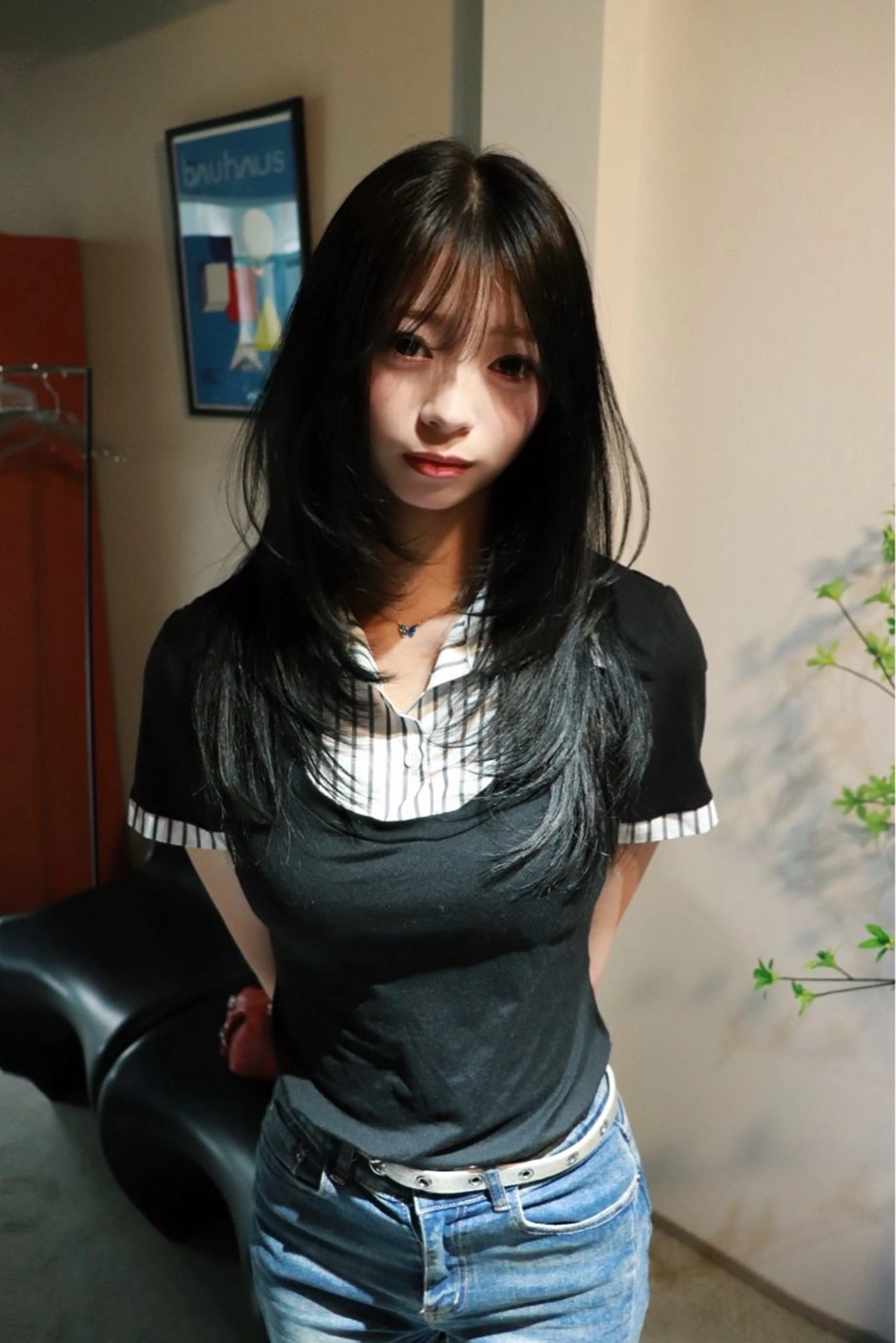 セミロング カラー カット ヘアカラー トリートメント 色落ちまで2度綺麗な ハイトーン⭐️ヨシキのヘアスタイル