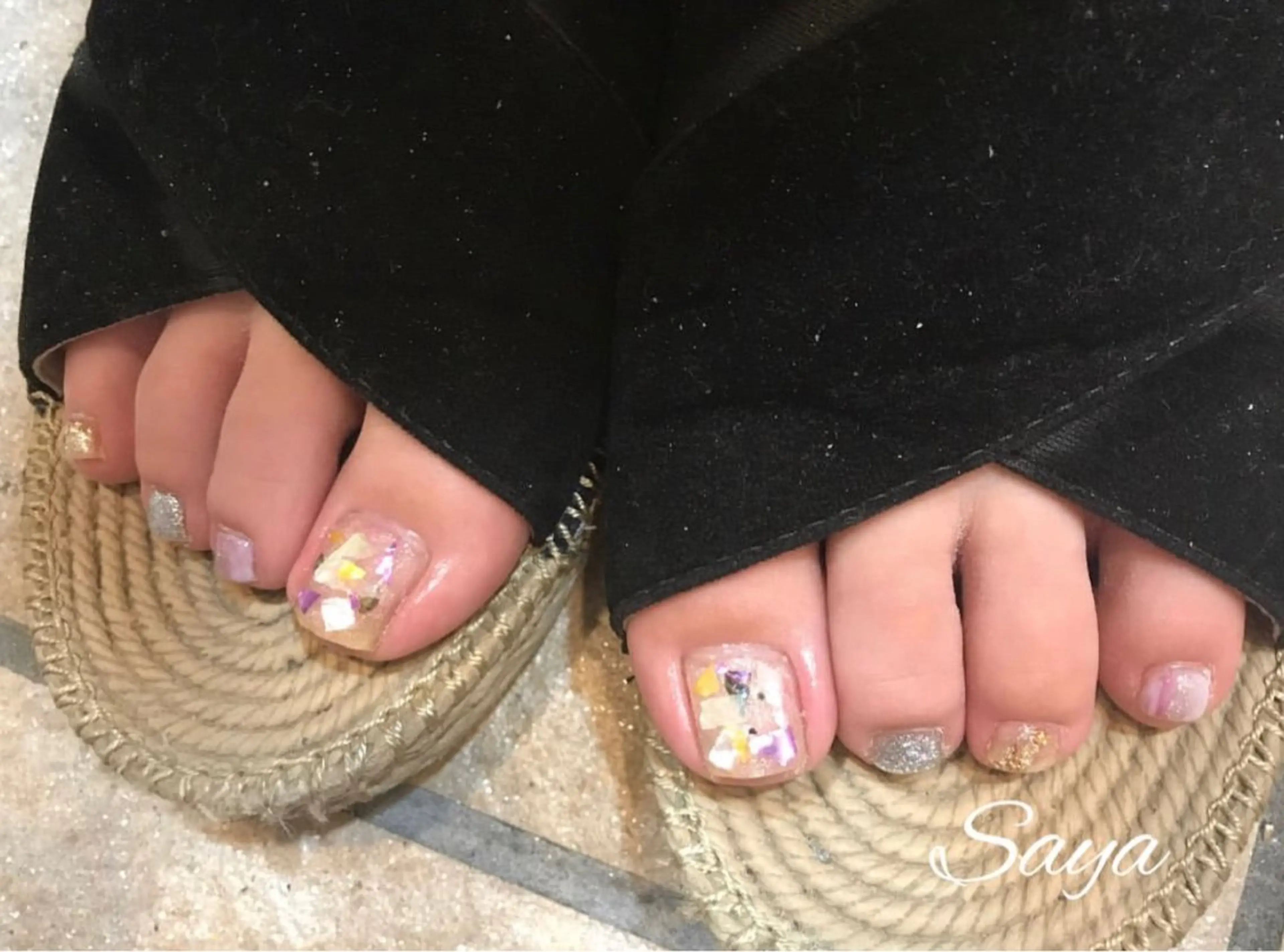 カラー ネイル ハンドネイル フットネイル nail salon Suu.(スー)のネイルデザイン
