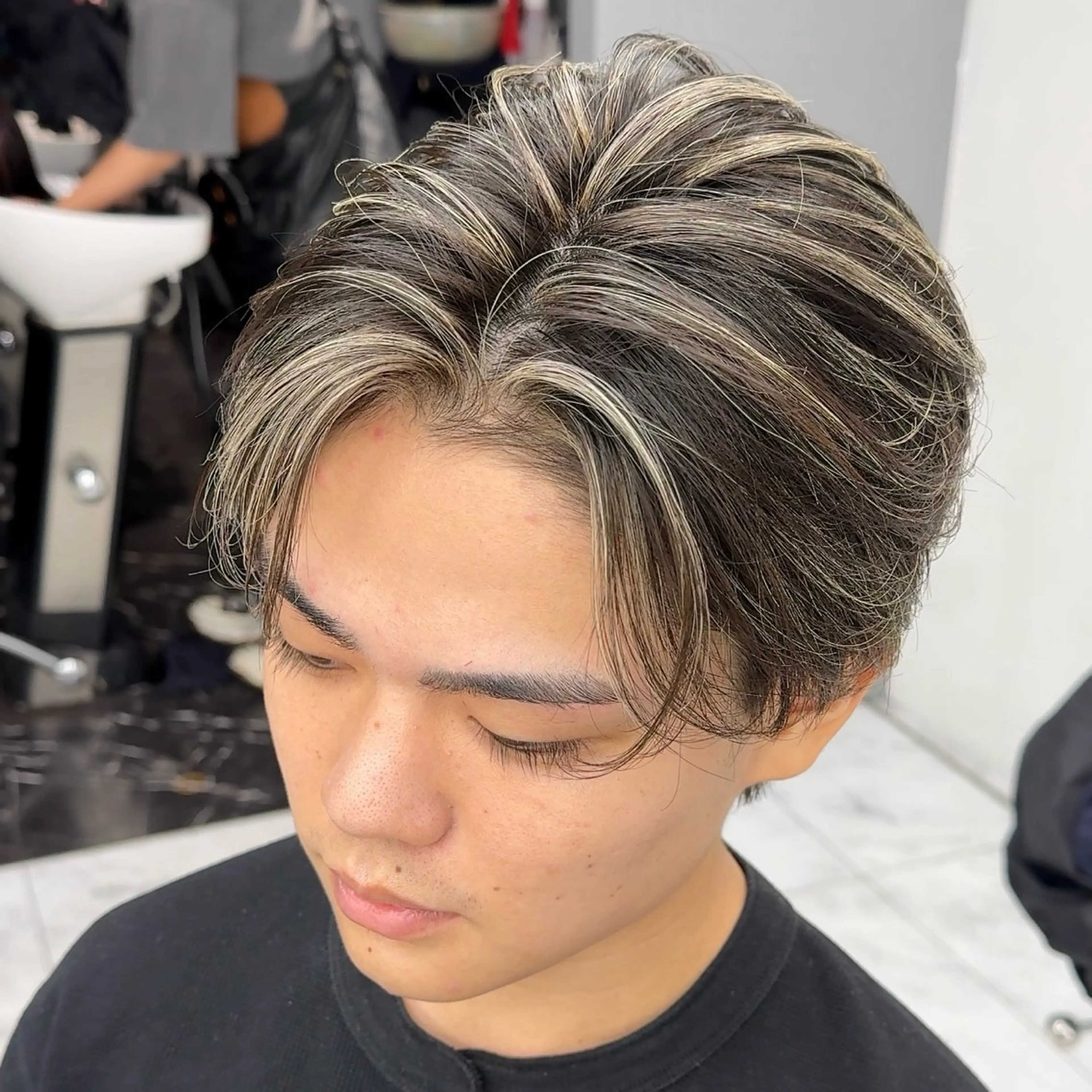 【1日5名限定】メンズヘアセット❤️‍🔥アイロンありの写真