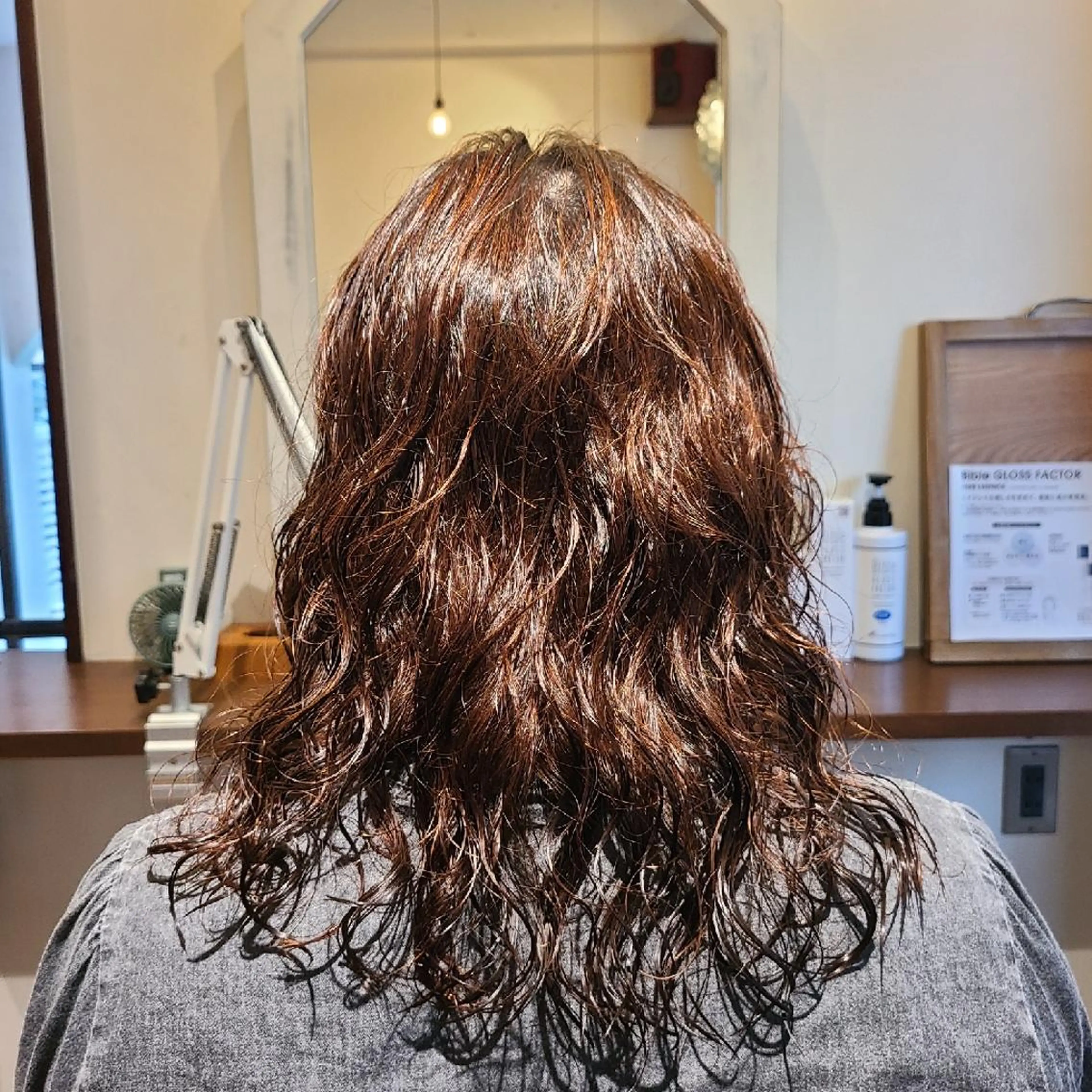 セミロング パーマ セミロングパーマ Hazumi Ayanoのヘアスタイル