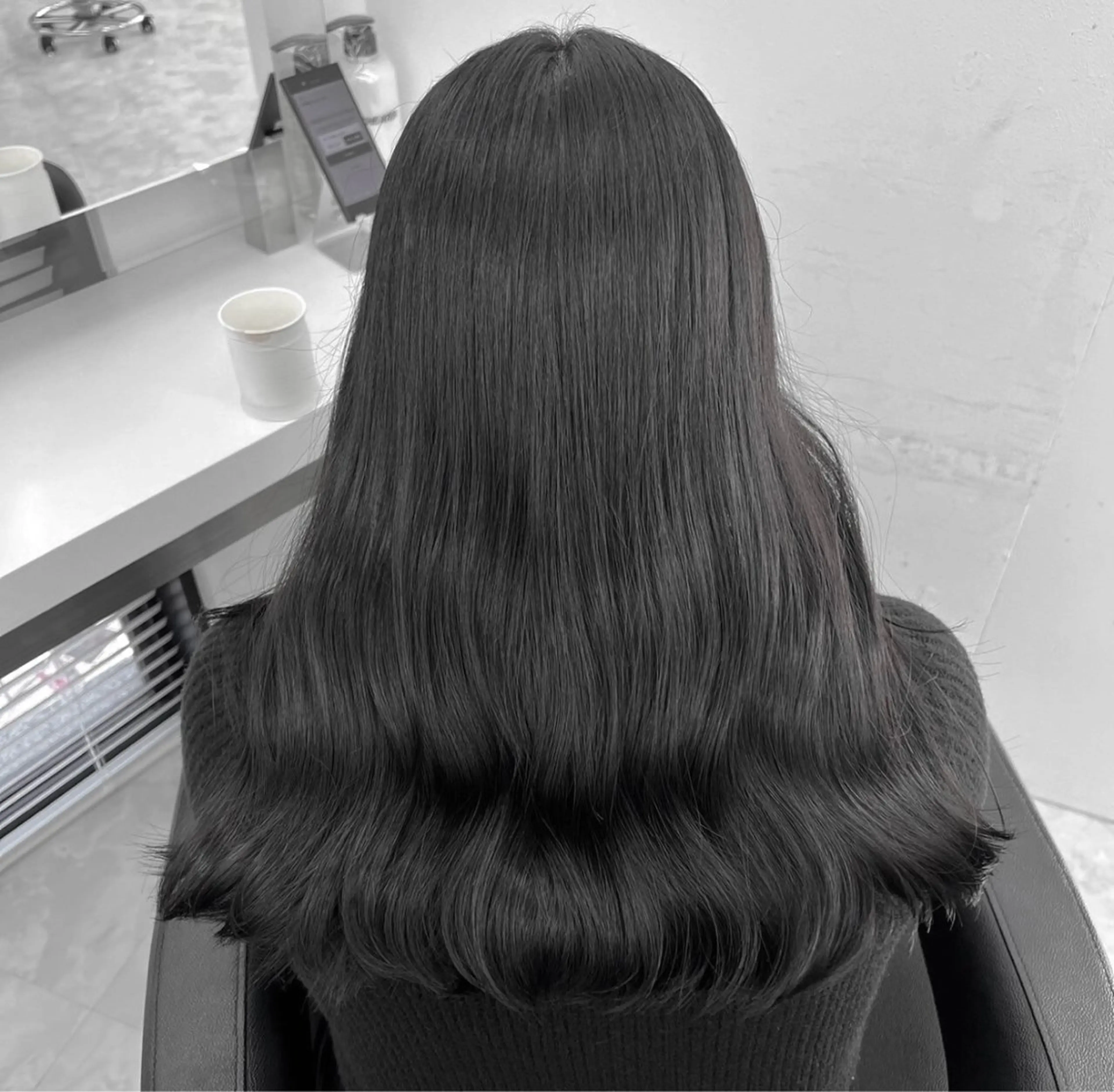 ロング カラー ヘアカラー ヘアセット 🤍ベージュ/透明感 韓国ヘア/まりん🤍のヘアスタイル