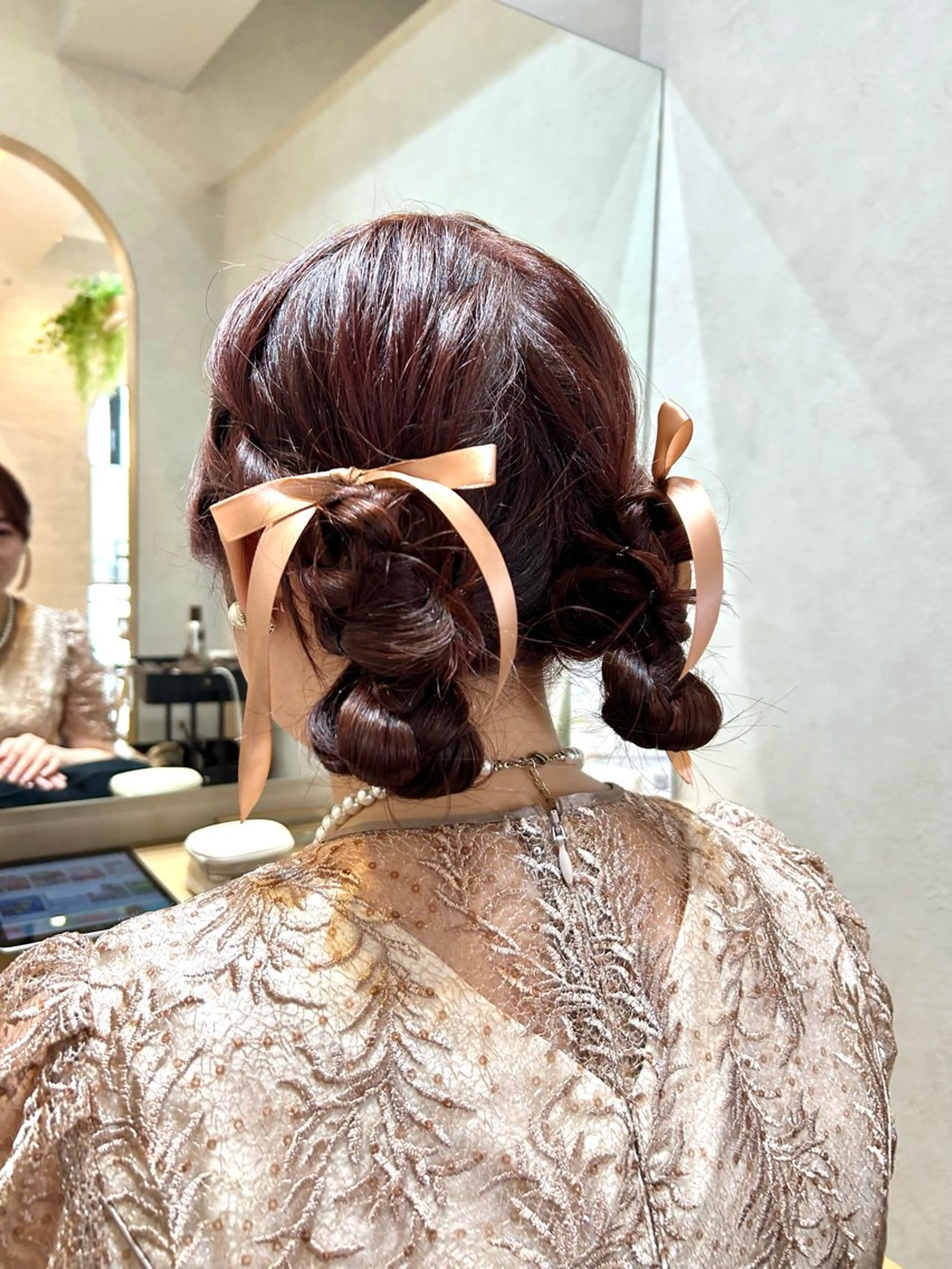 ヘアセット 児玉 りなのヘアスタイル