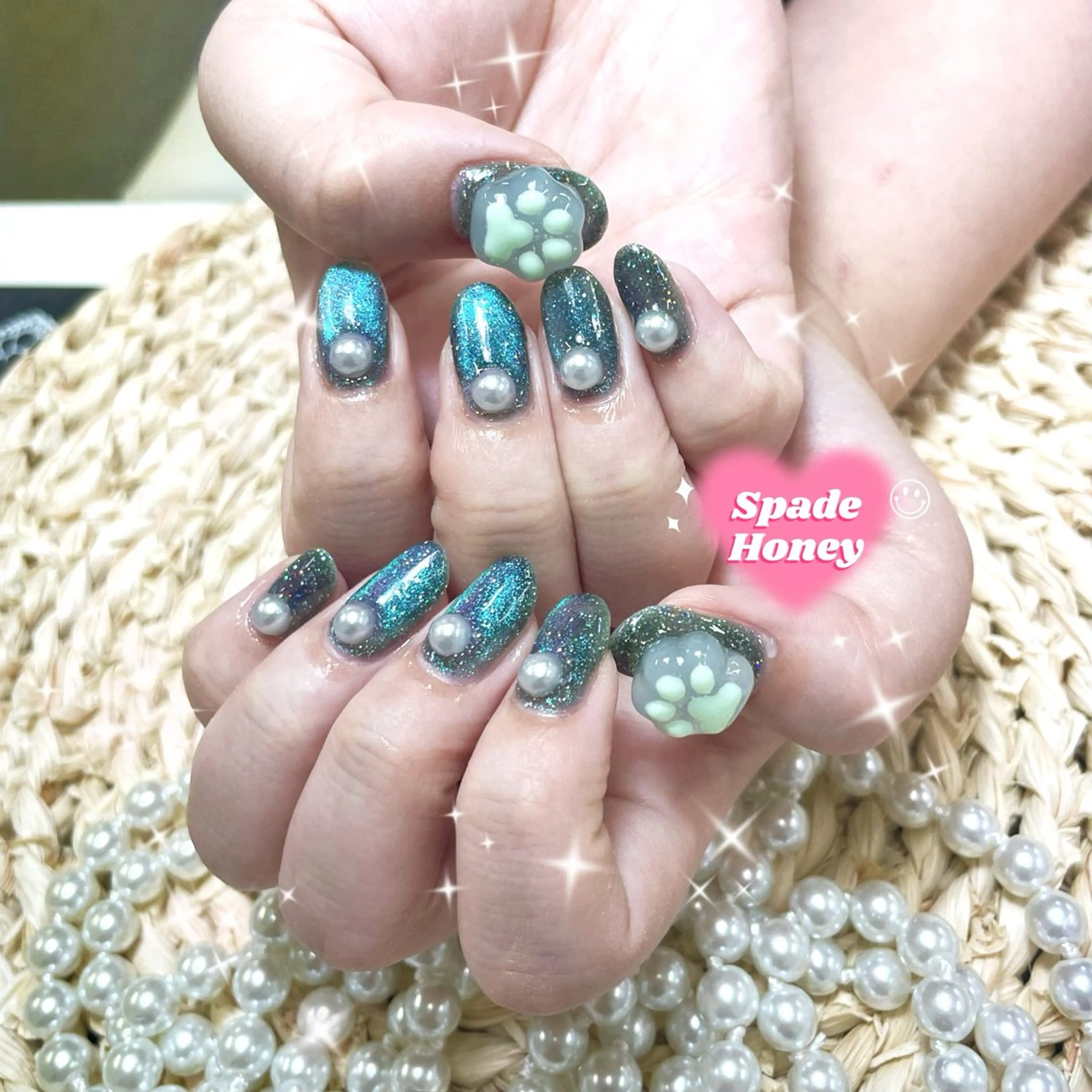 ネイル ハンドネイル ハンドケア SpadeHoney ♠️✨のネイルデザイン