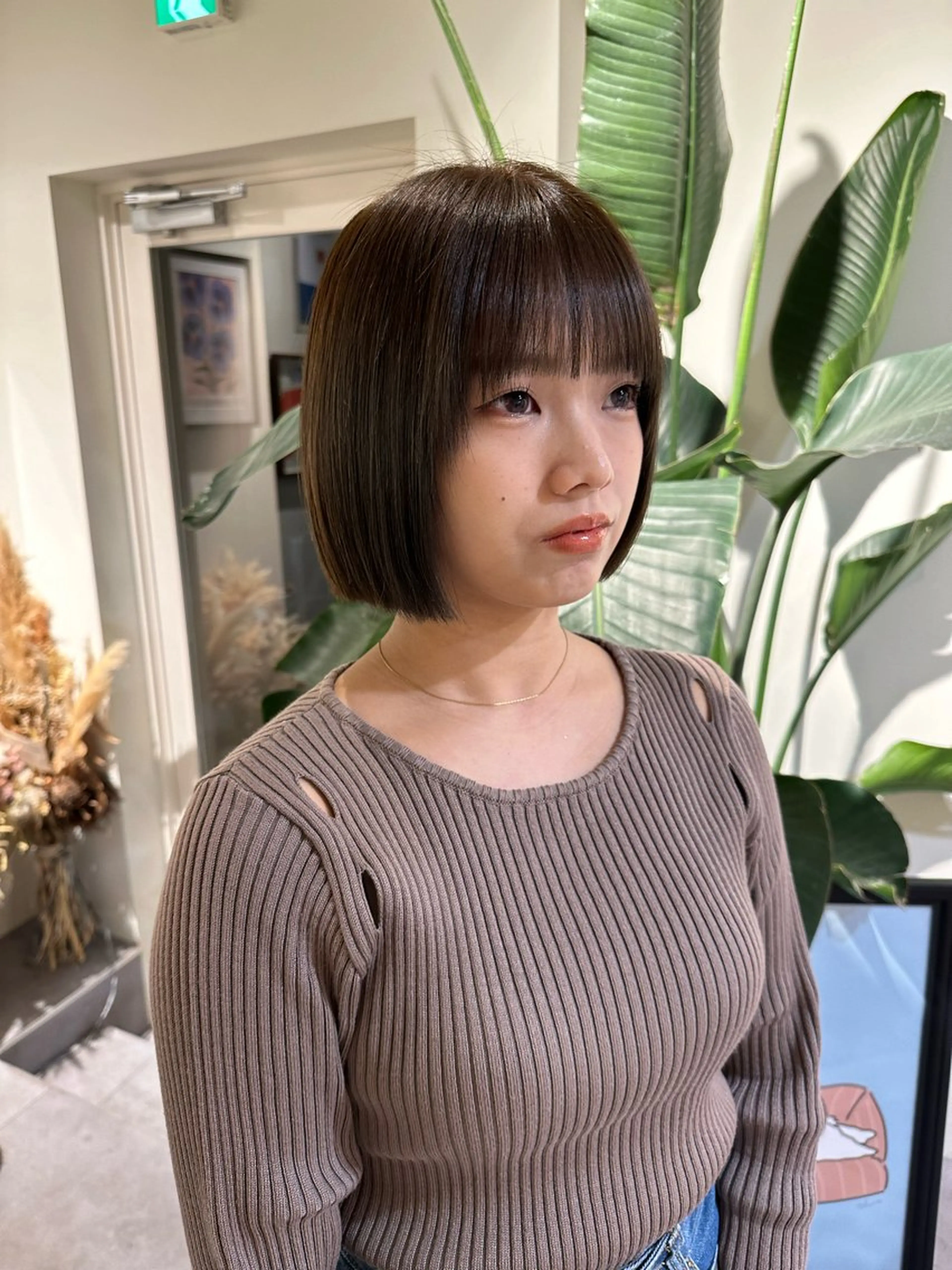 ミディアム roka  harajuku所属・HANAME カットモデル募集のヘアスタイル