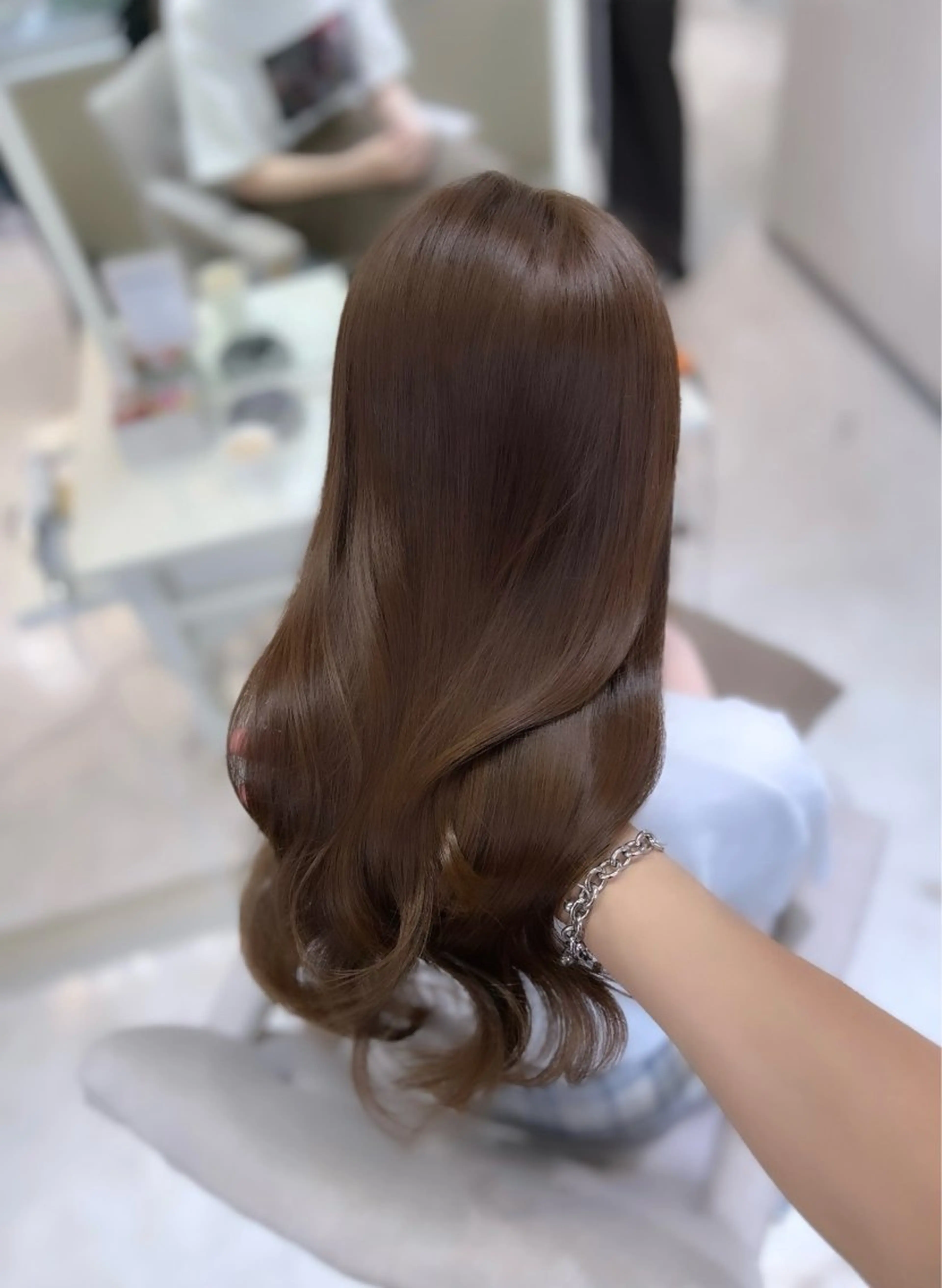 ロング カット ヘアカラー トリートメント 髪質改善× ブリーチなしyutoのヘアスタイル