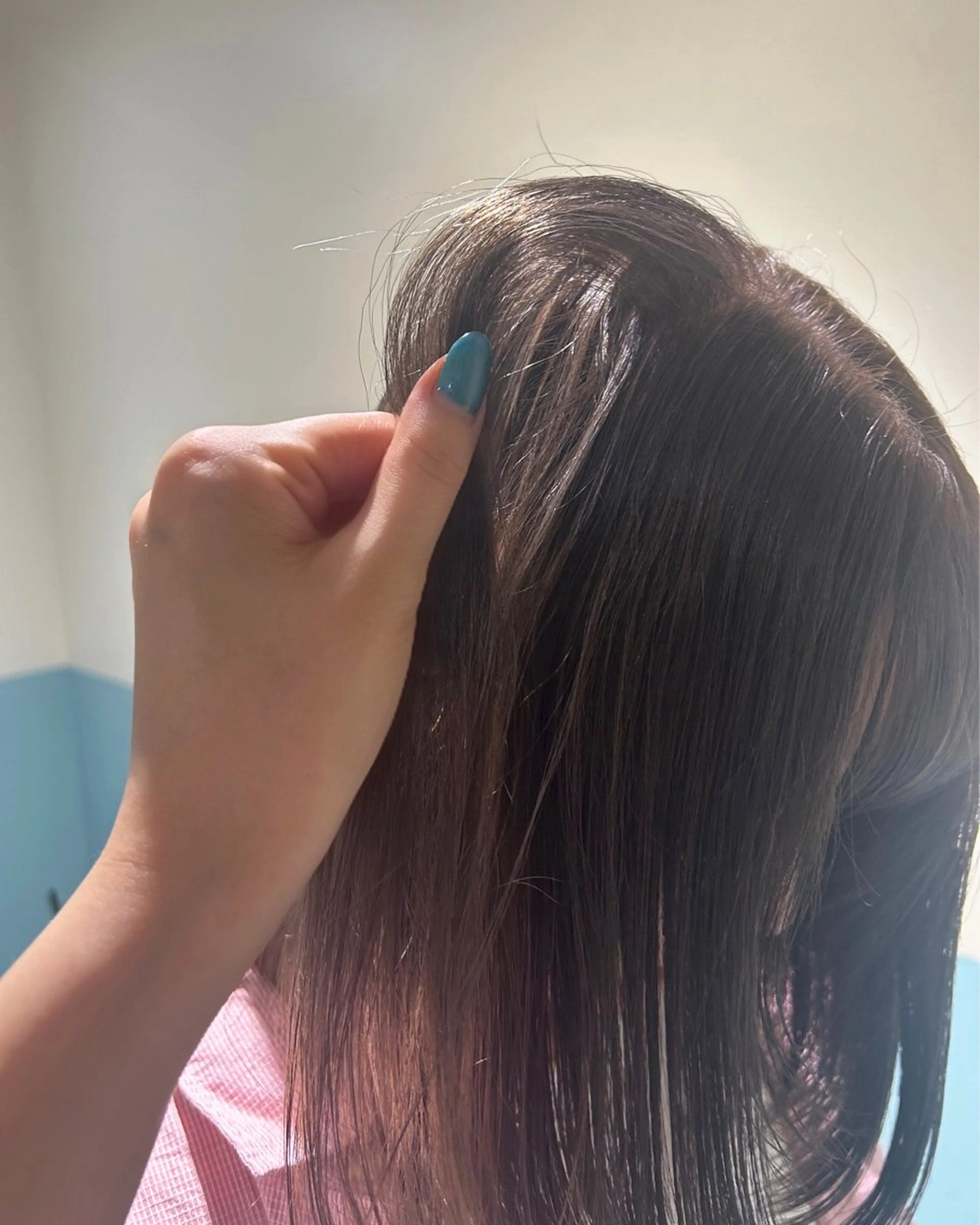ミディアム カラー ヘアカラー トリートメント ☁️透明感カラー☁️ Reikaのヘアスタイル