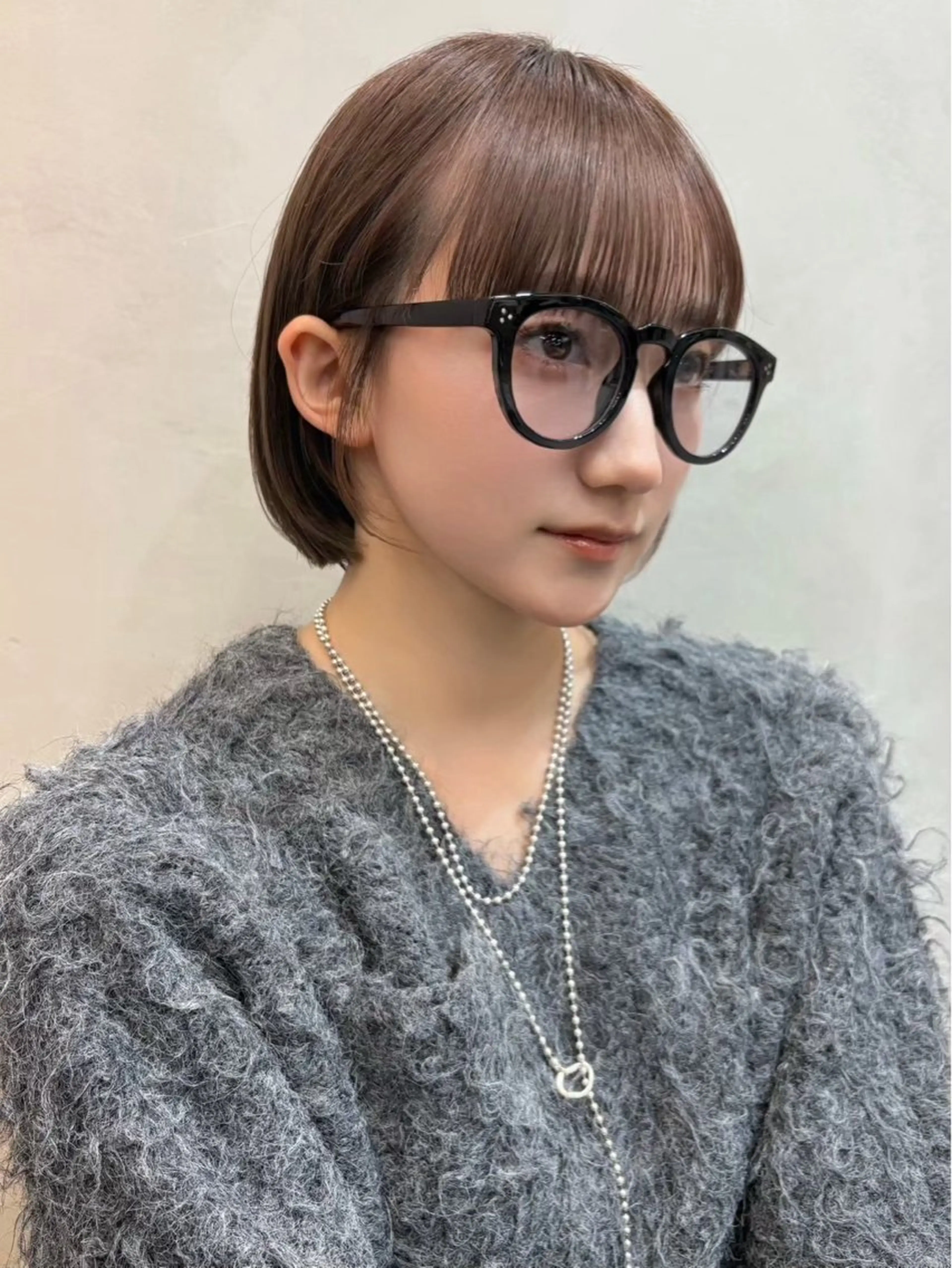 ショート カラー カット ヘアカラー 大和田拓夢 /縮毛矯正/艶髪ボブのヘアスタイル