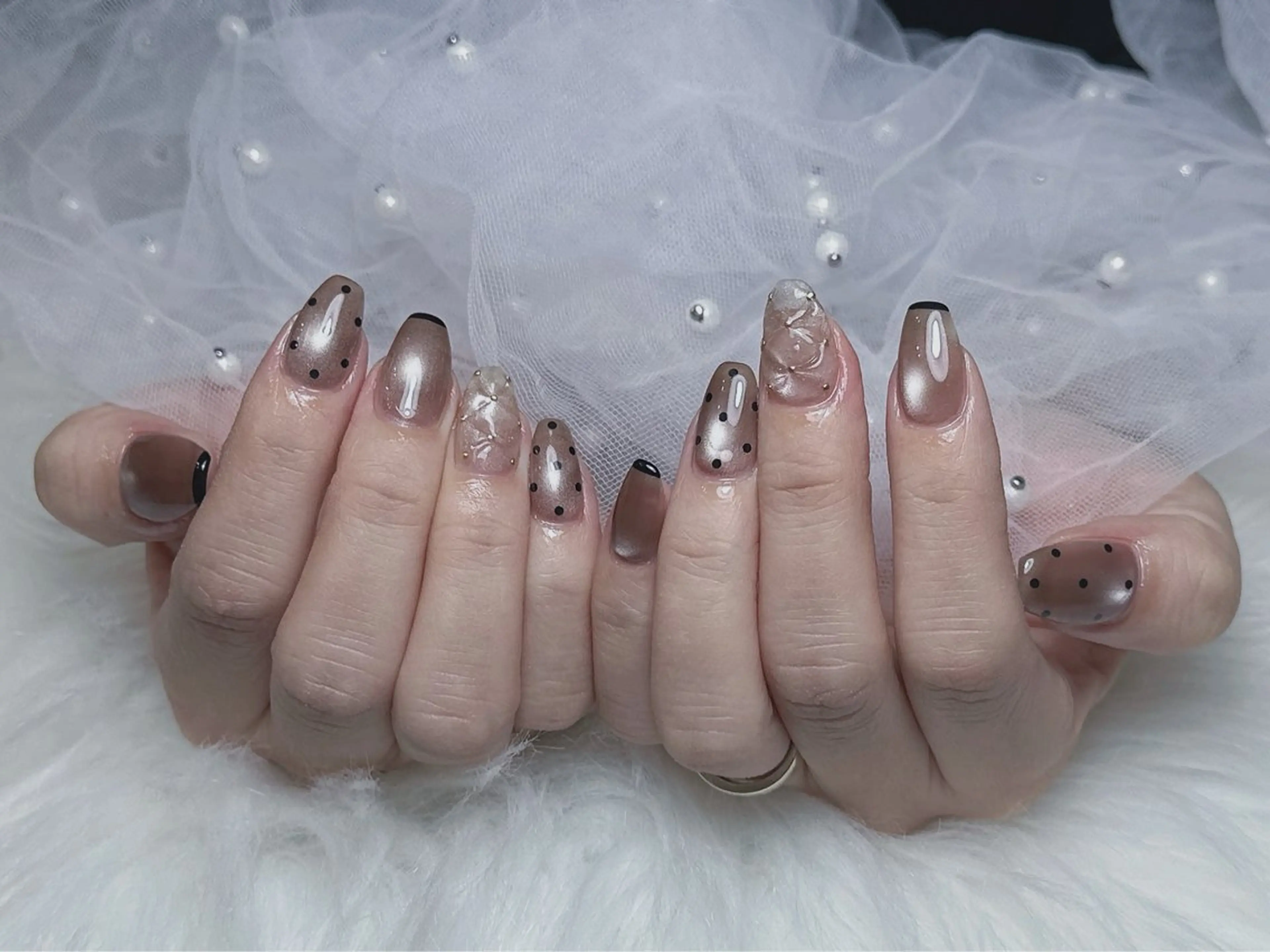 ネイル ハンドネイル 【Eclat ｴｸﾗ】nail＆beauty所属・Eclat〔ｴｸﾗ〕 MOEKA𝜗𝜚*のネイルデザイン