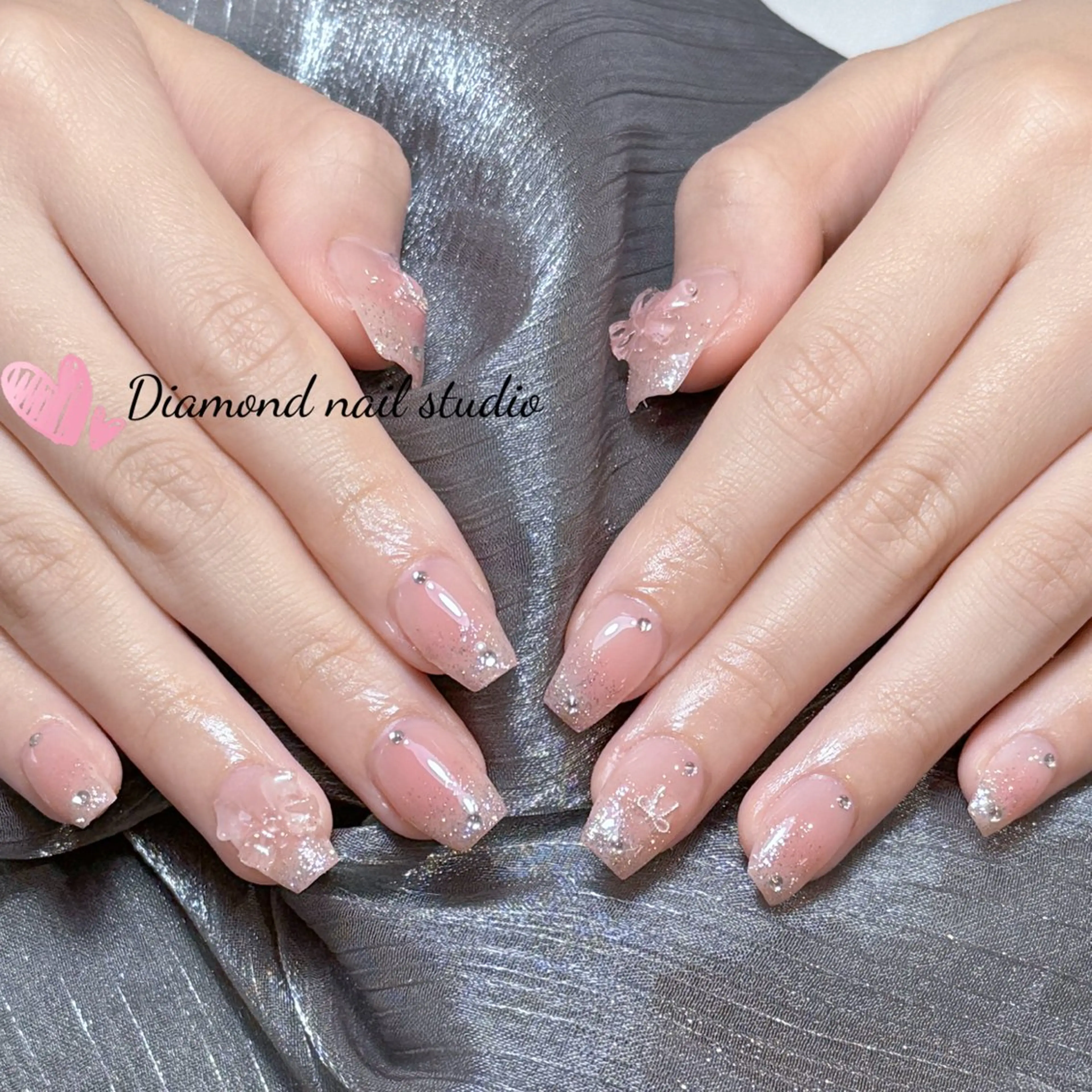 ネイル ハンドネイル ハンドケア Diamond 🧚🏻‍♀️のネイルデザイン