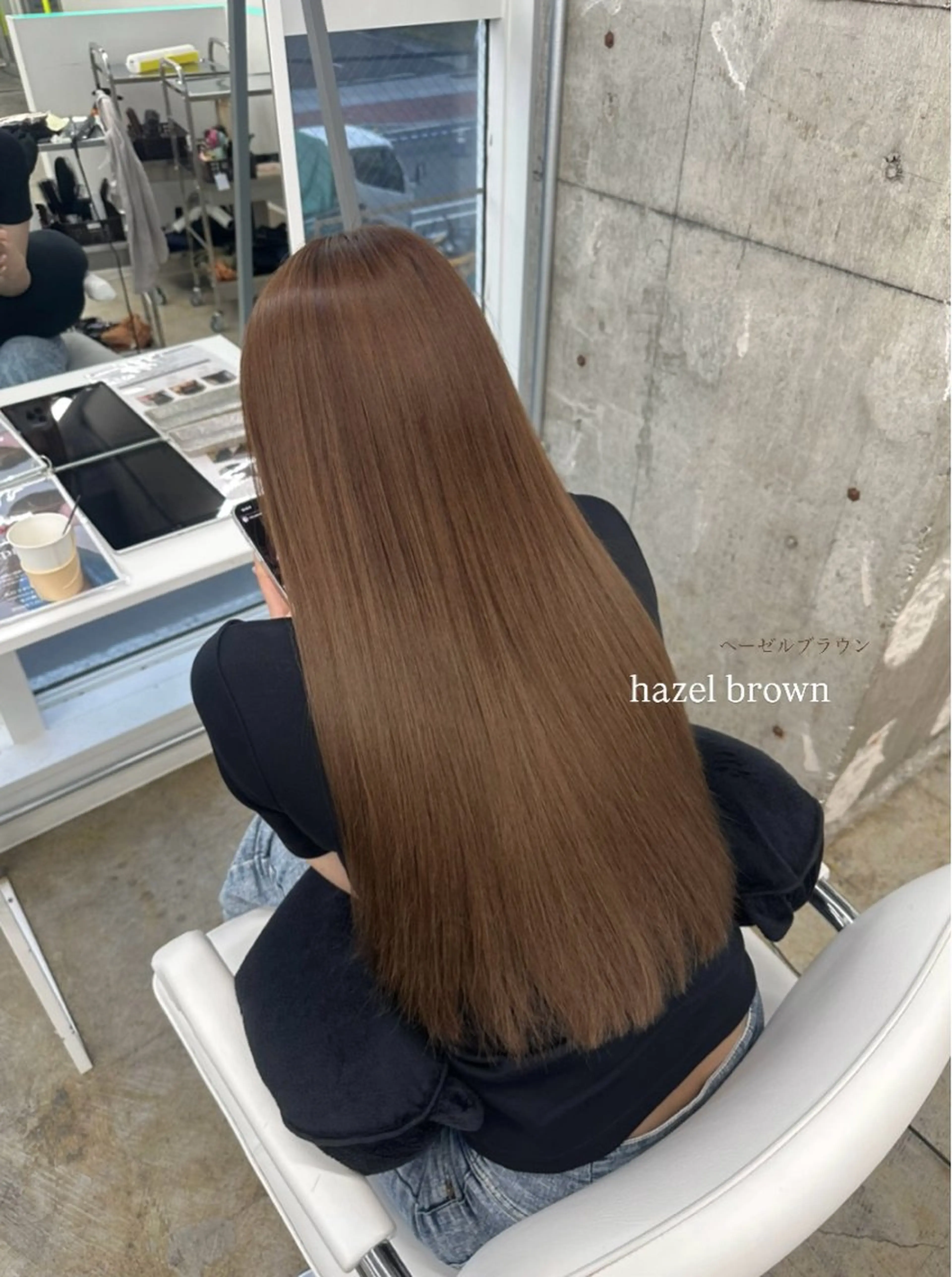 ロング カラー ヘアカラー jjeno所属・aisa 札幌カラーモデル🎀のヘアスタイル