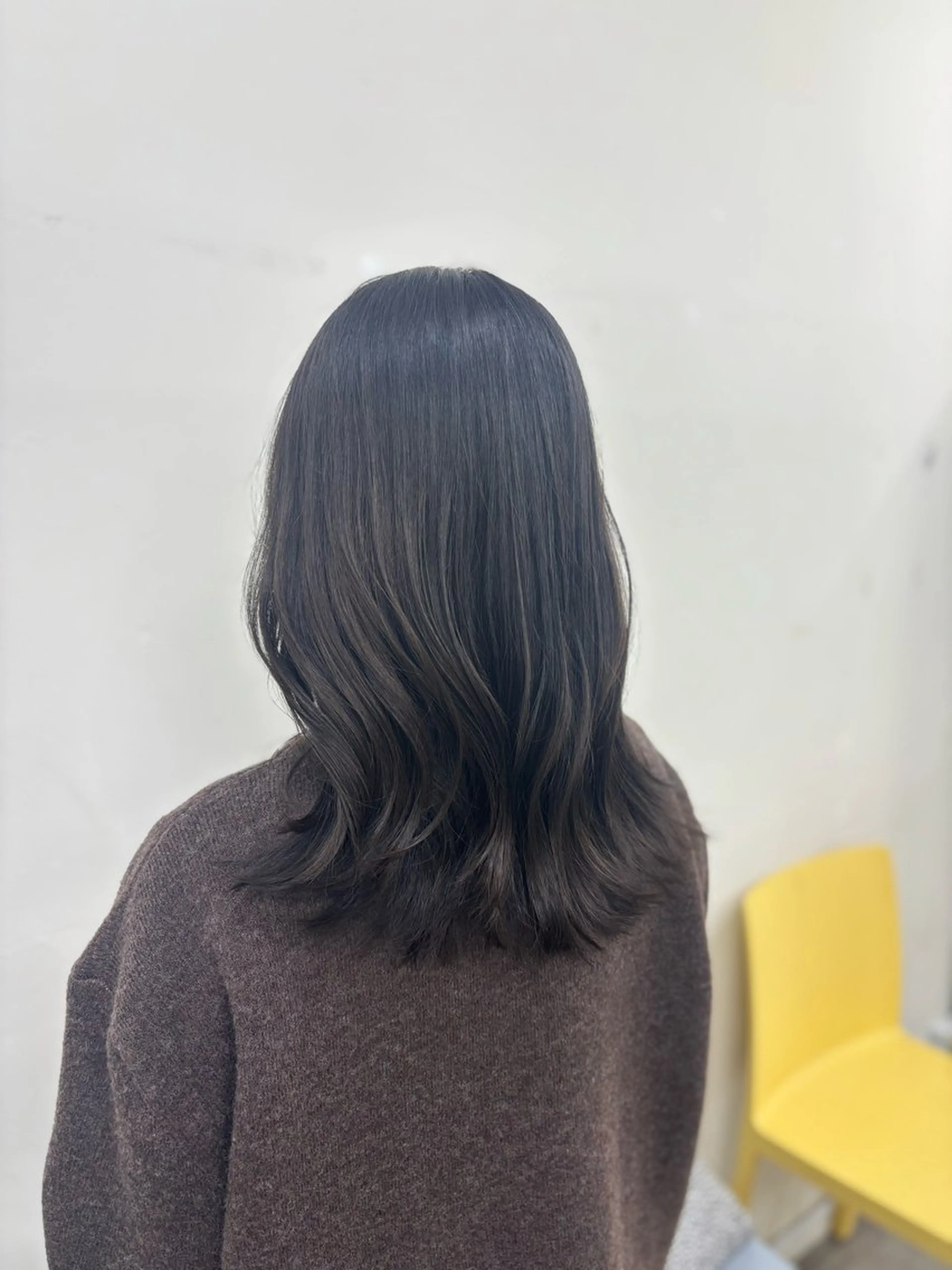 セミロング カラー カット ヘアカラー トリートメント 似合わせ美髪ヘア✨ 天王寺．阿倍野🌈のヘアスタイル