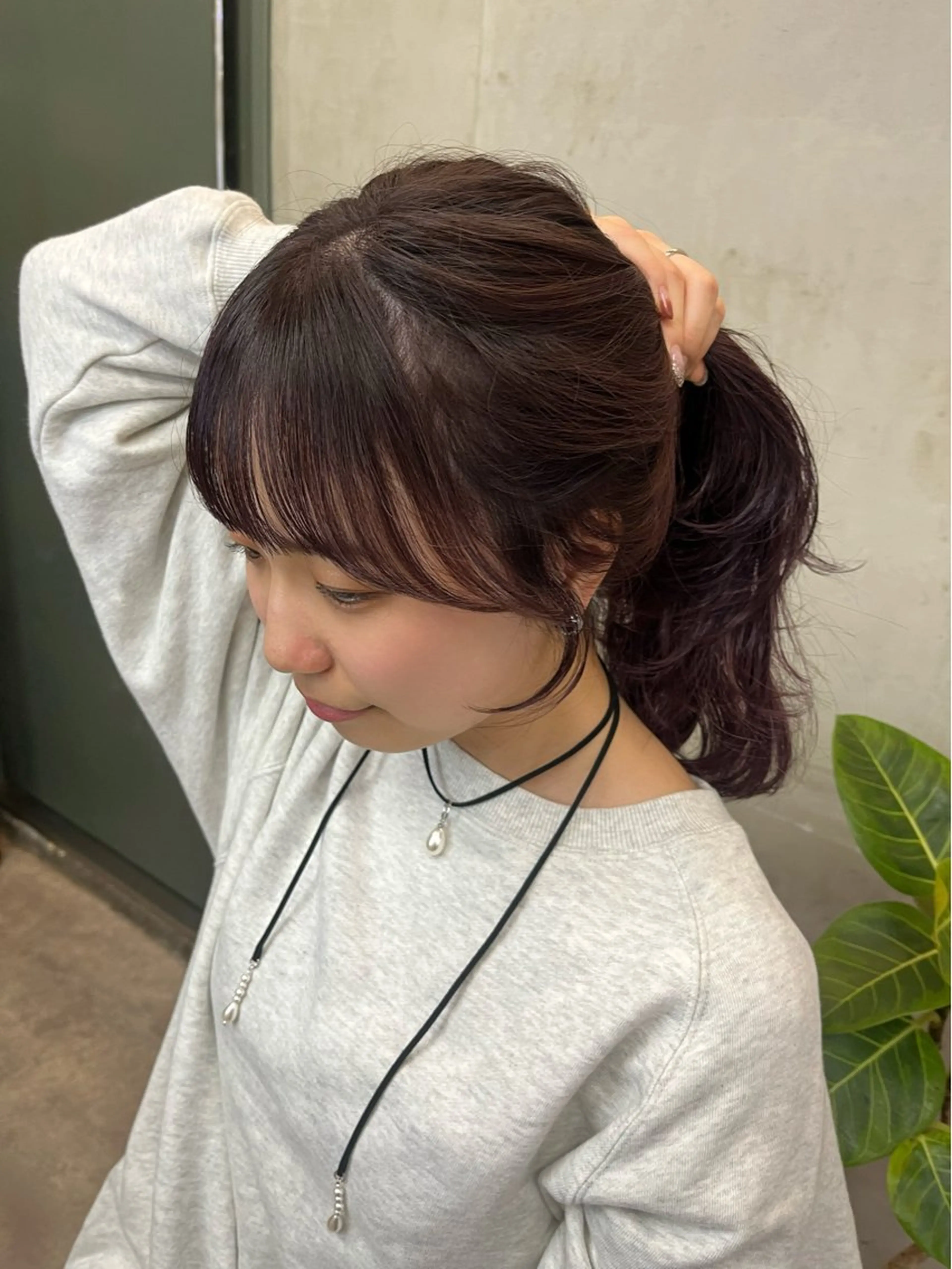 セミロング カラー ベージュカラー ブリーチ ケアブリーチ 透明感カラー ダブルカラー SALT WATER所属・🫐 𝐌𝐚𝐨 🫐ボブモデル募集のヘアスタイル