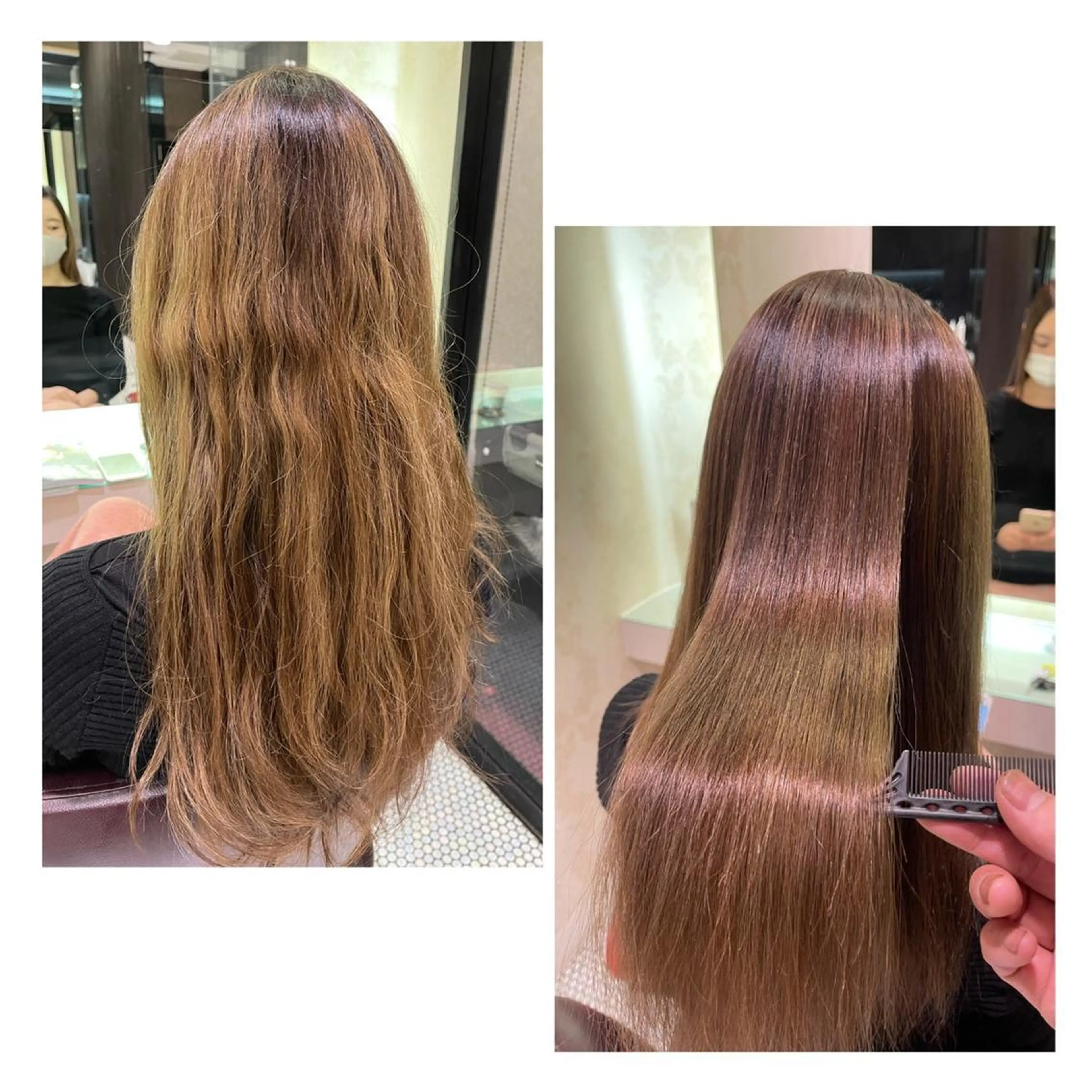 ロング 髪質改善 縮毛矯正 トリートメント ✨美髪矯正の専門家✨ 髪質改善　松村のヘアスタイル