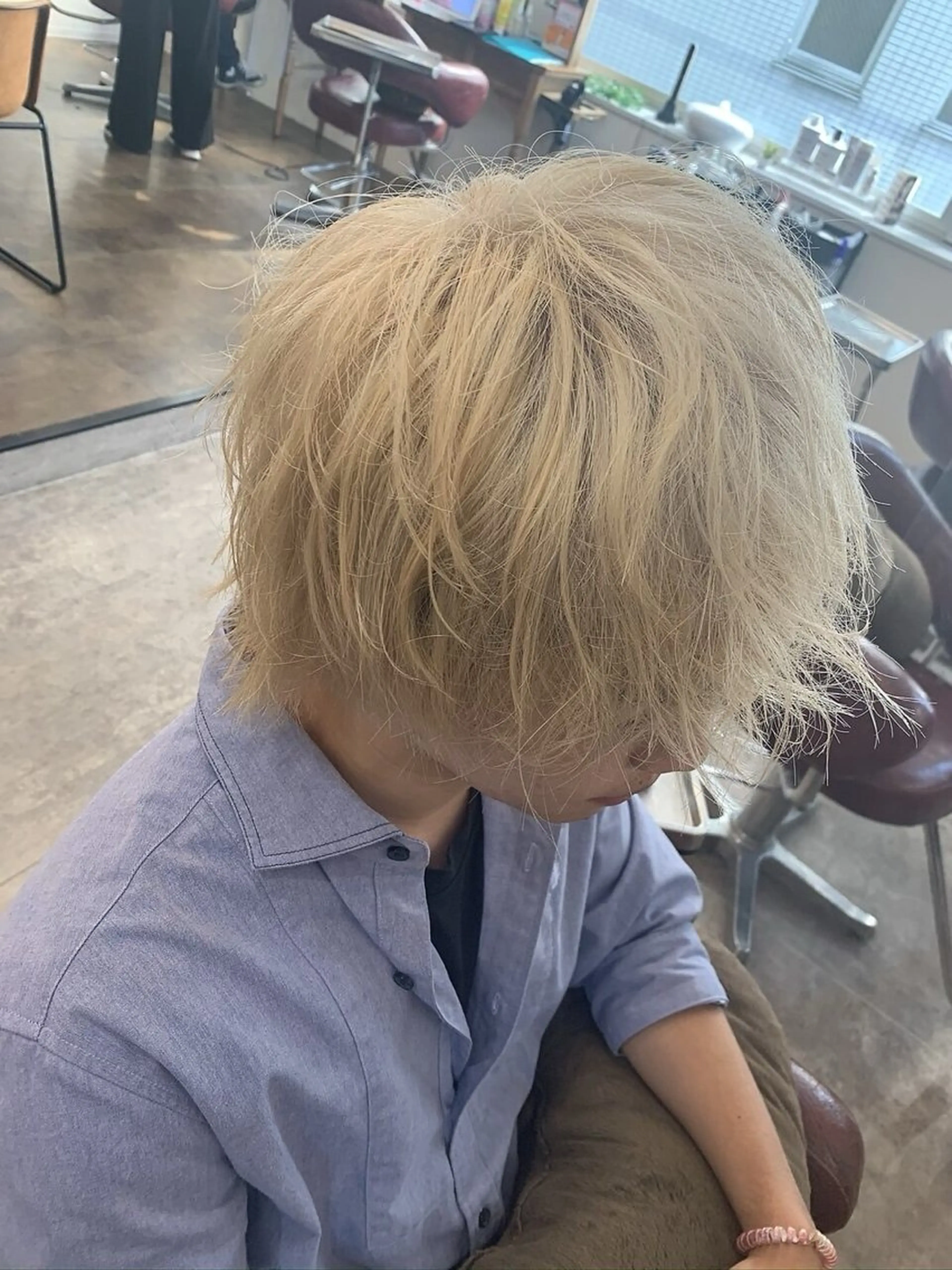 メンズ カットモデル無料🧸 レディースeri︎✿のヘアスタイル