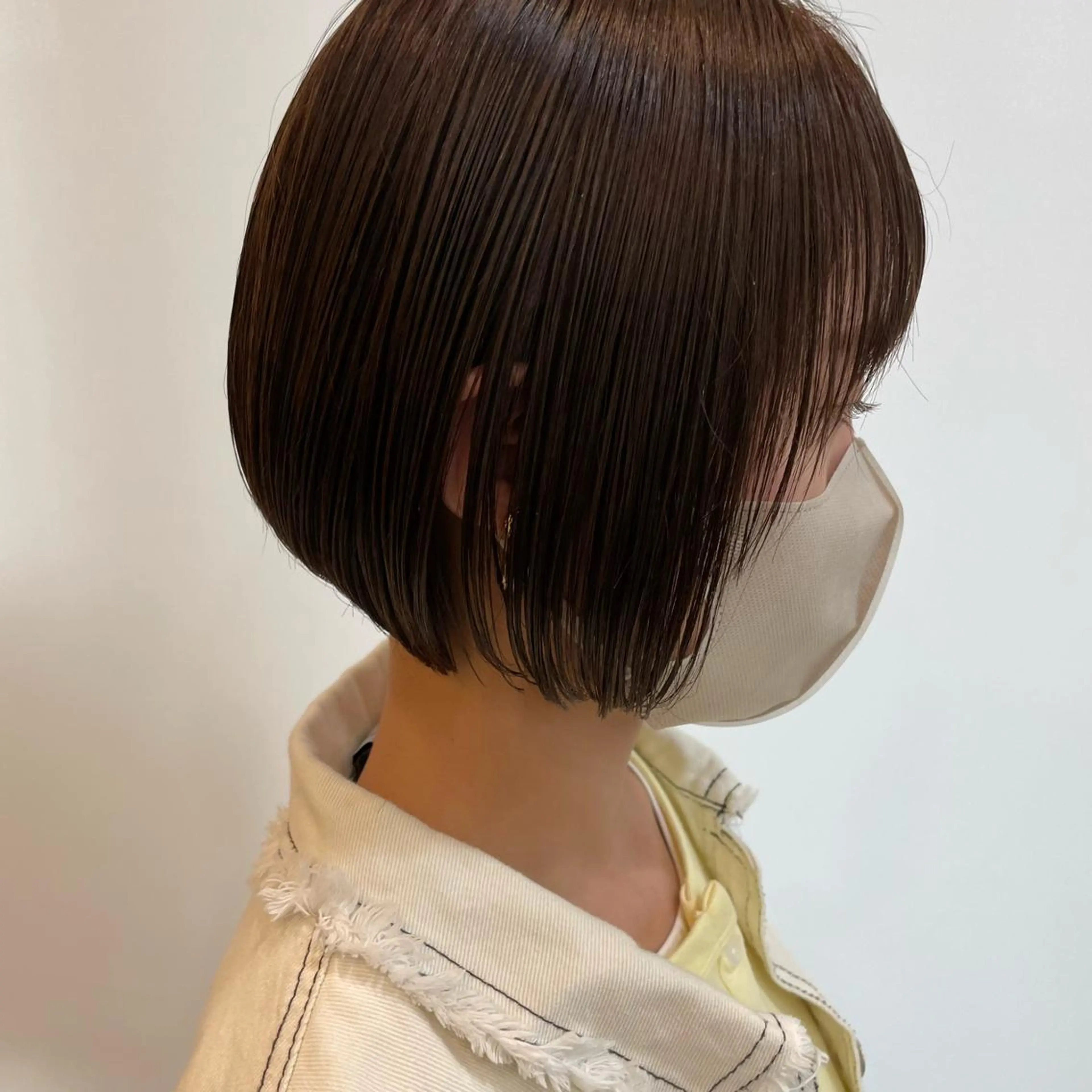 ショート カラー ボブ 外ハネヘア L.E.M泉中央店長 小野寺優斗のヘアスタイル