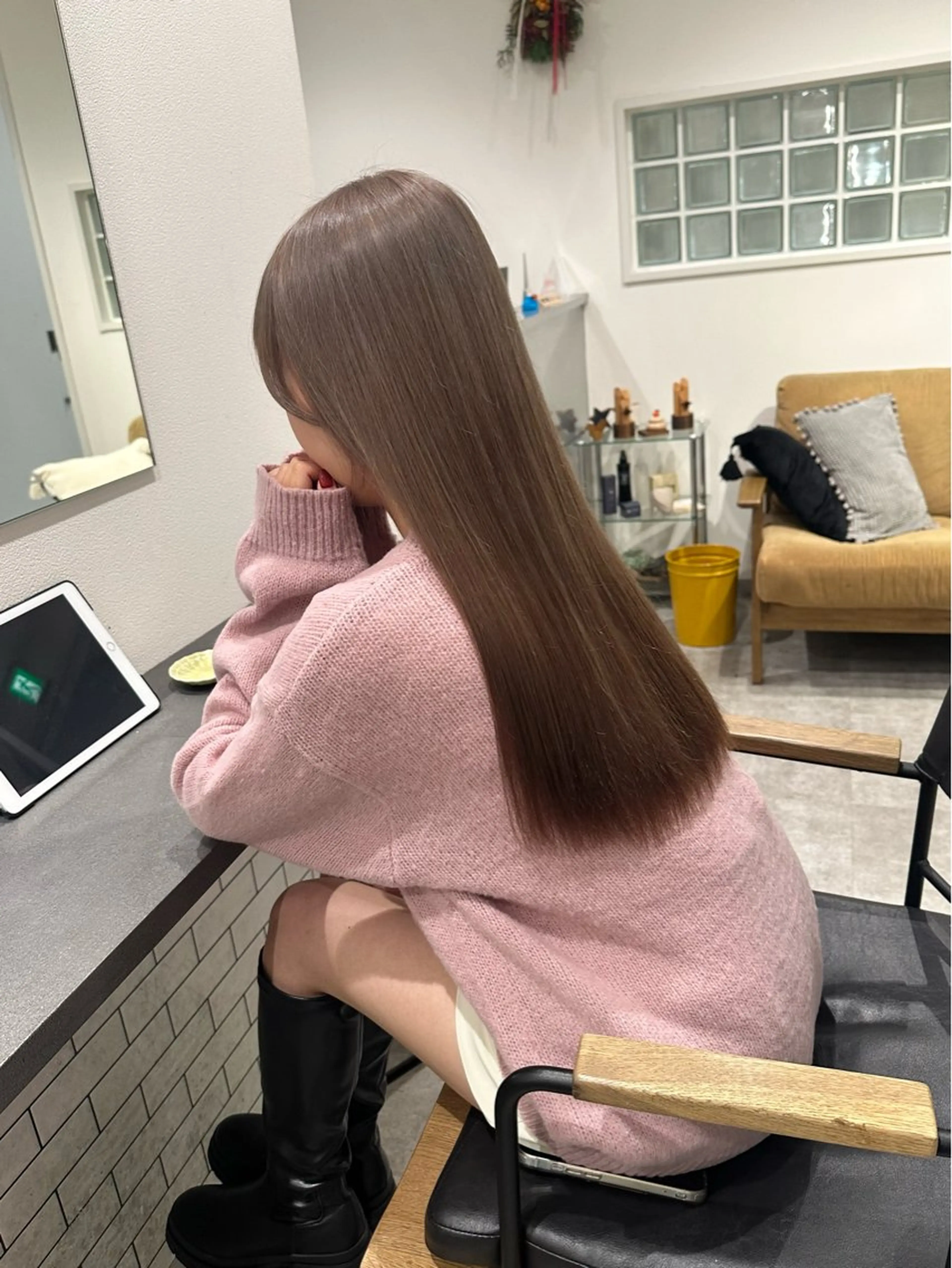 ロング カラー ヘアカラー トリートメント Kala heir おとはのヘアスタイル