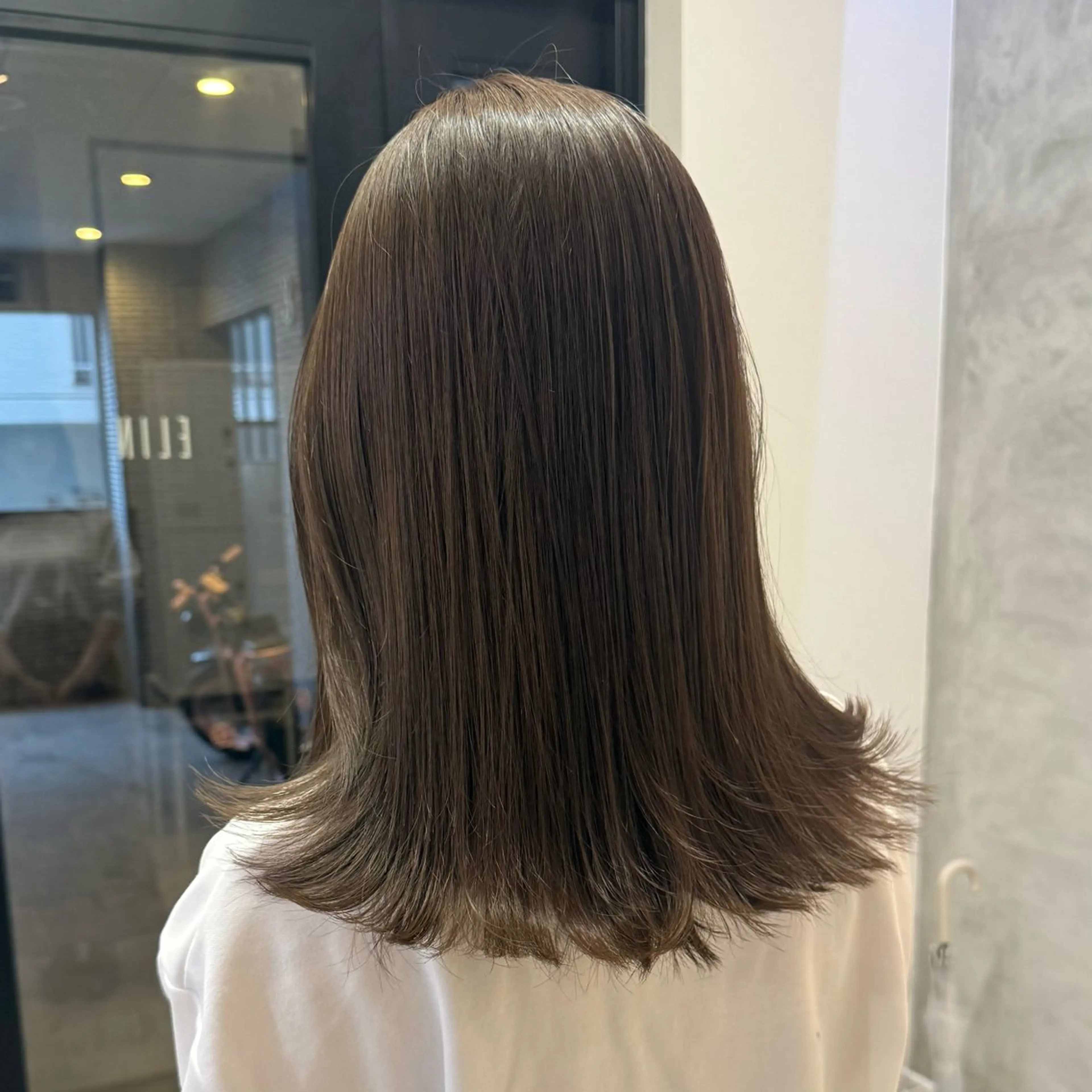 セミロング カット ヘアカラー トリートメント ELIN hair.所属・ELIN hair Nanamiのヘアスタイル