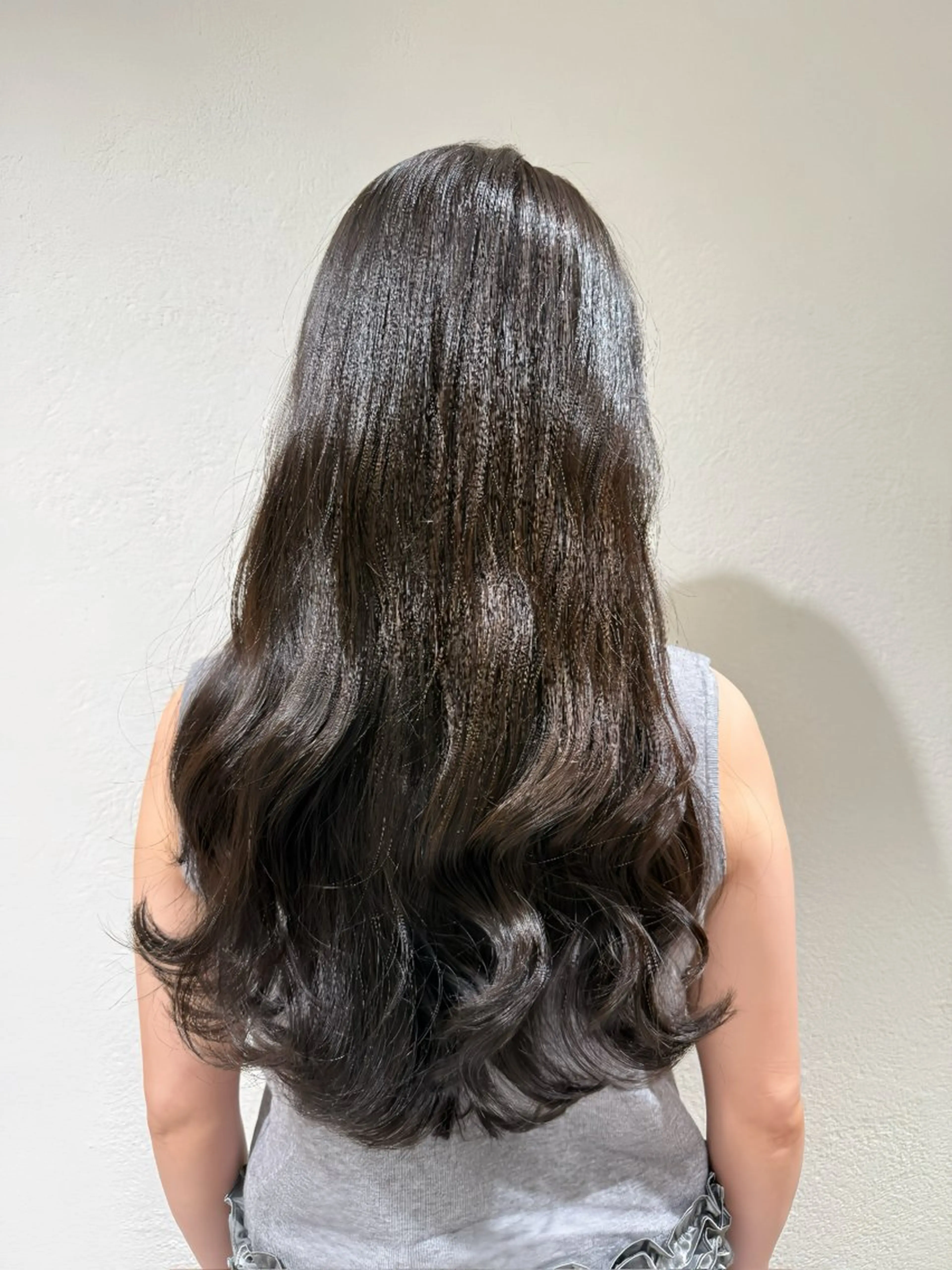 ロング カラー カット ヘアカラー トリートメント ⭐️圧倒的透明感 カラー⭐️/sayuのヘアスタイル