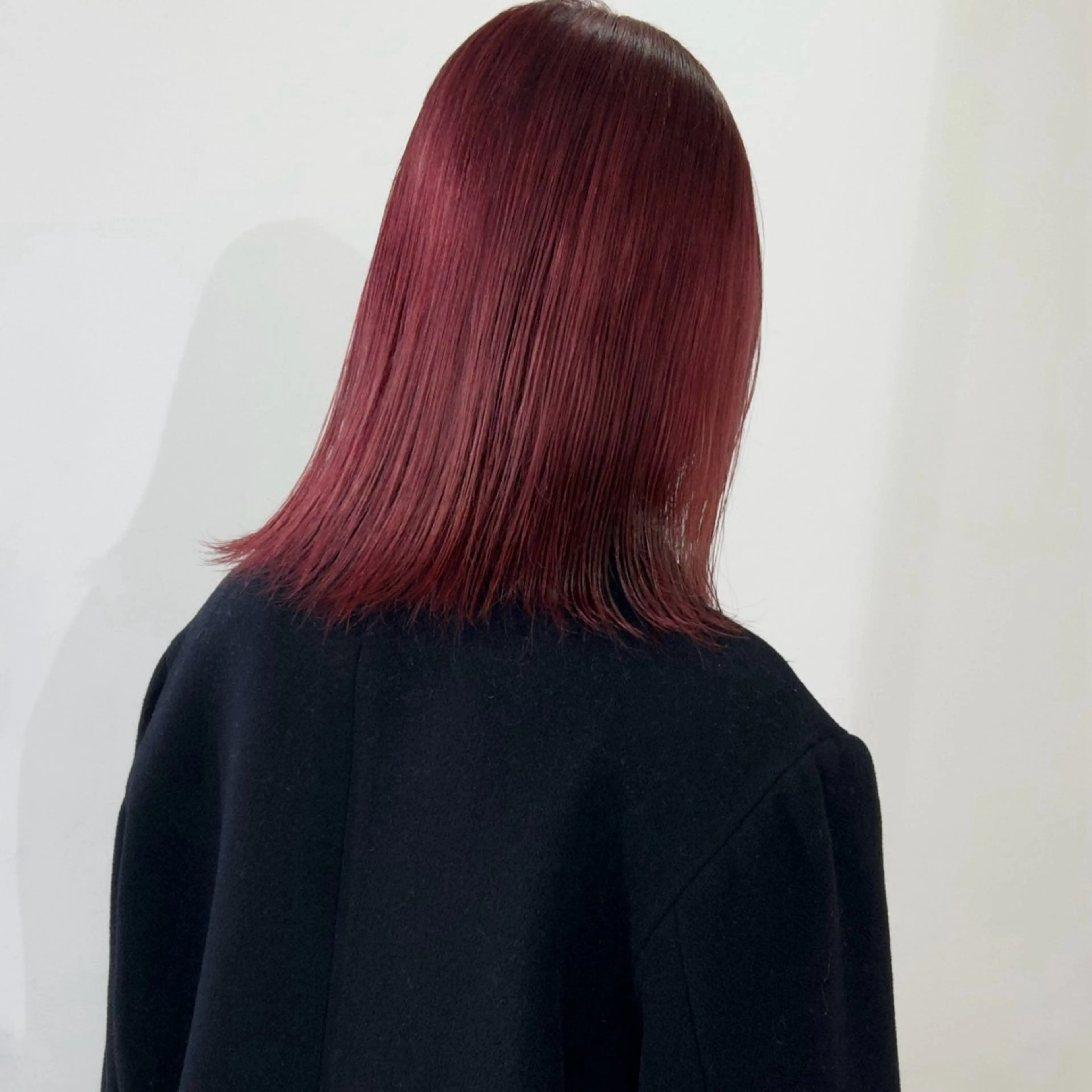ミディアム カラー ブリーチ 透明感カラー ダブルカラー ブリーチなしカラー ピンクカラー ヘアカラー トリートメント nonoka/ レイヤー透明感カラーのヘアスタイル