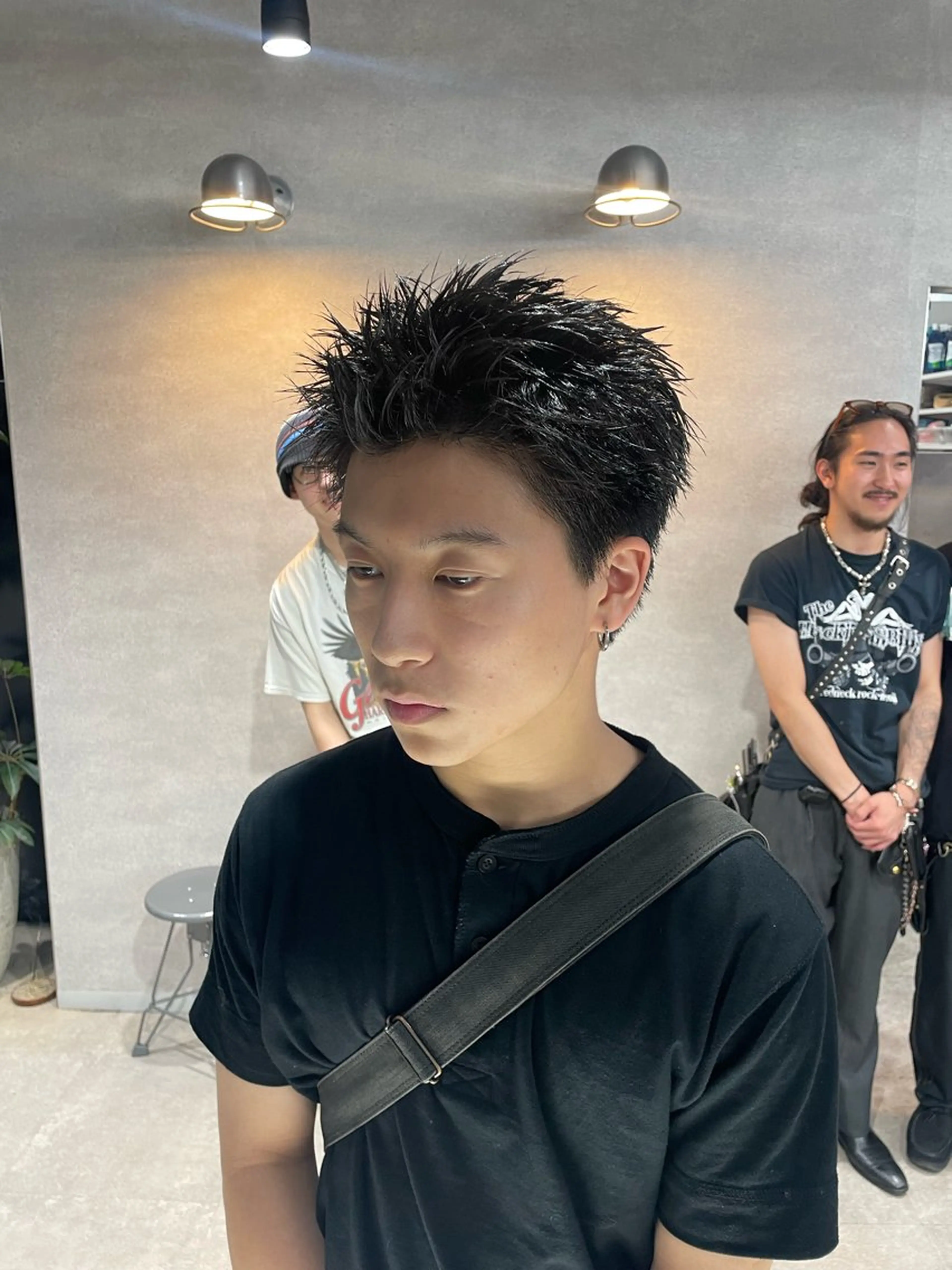 ショート メンズ スパイキーショート ショートヘア カット 垢抜けハイトーン☀/ 笑顔の美容師/しゅんのヘアスタイル