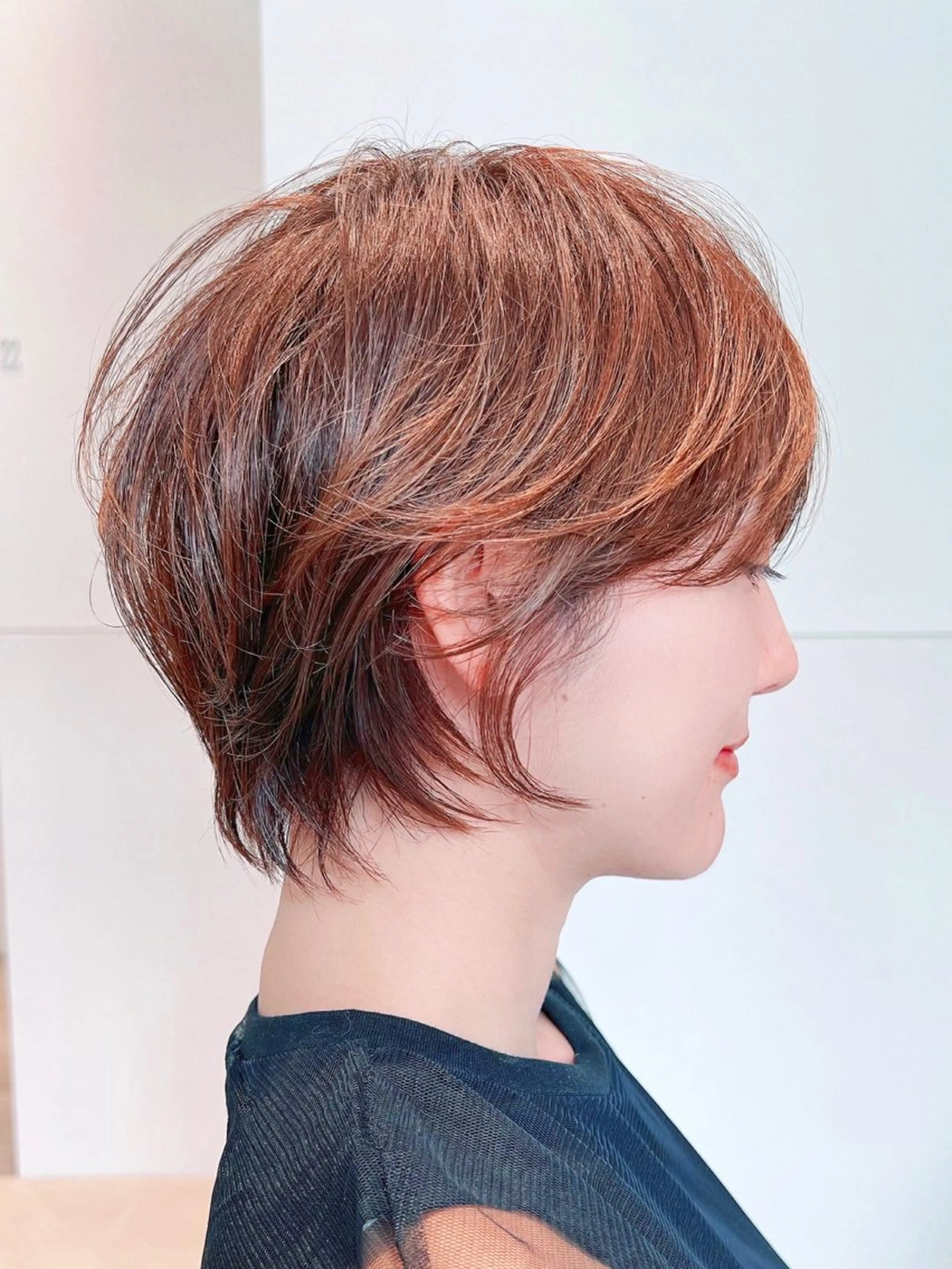 ショート カット 縮毛矯正 トリートメント 縮毛矯正 /横山陸人のヘアスタイル