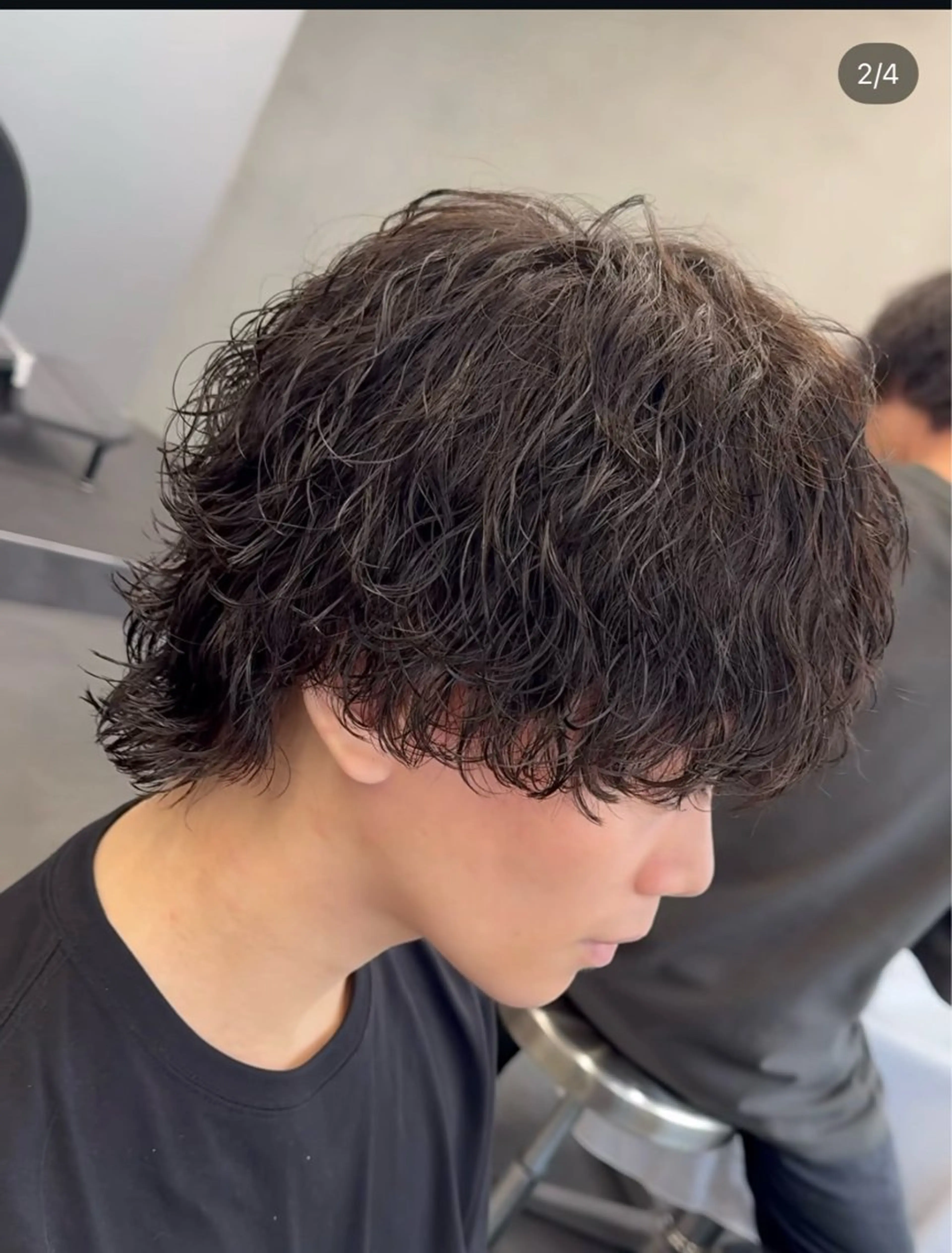 パーマ メンズ 当日予約⭕️ fifth渋谷太田のヘアスタイル
