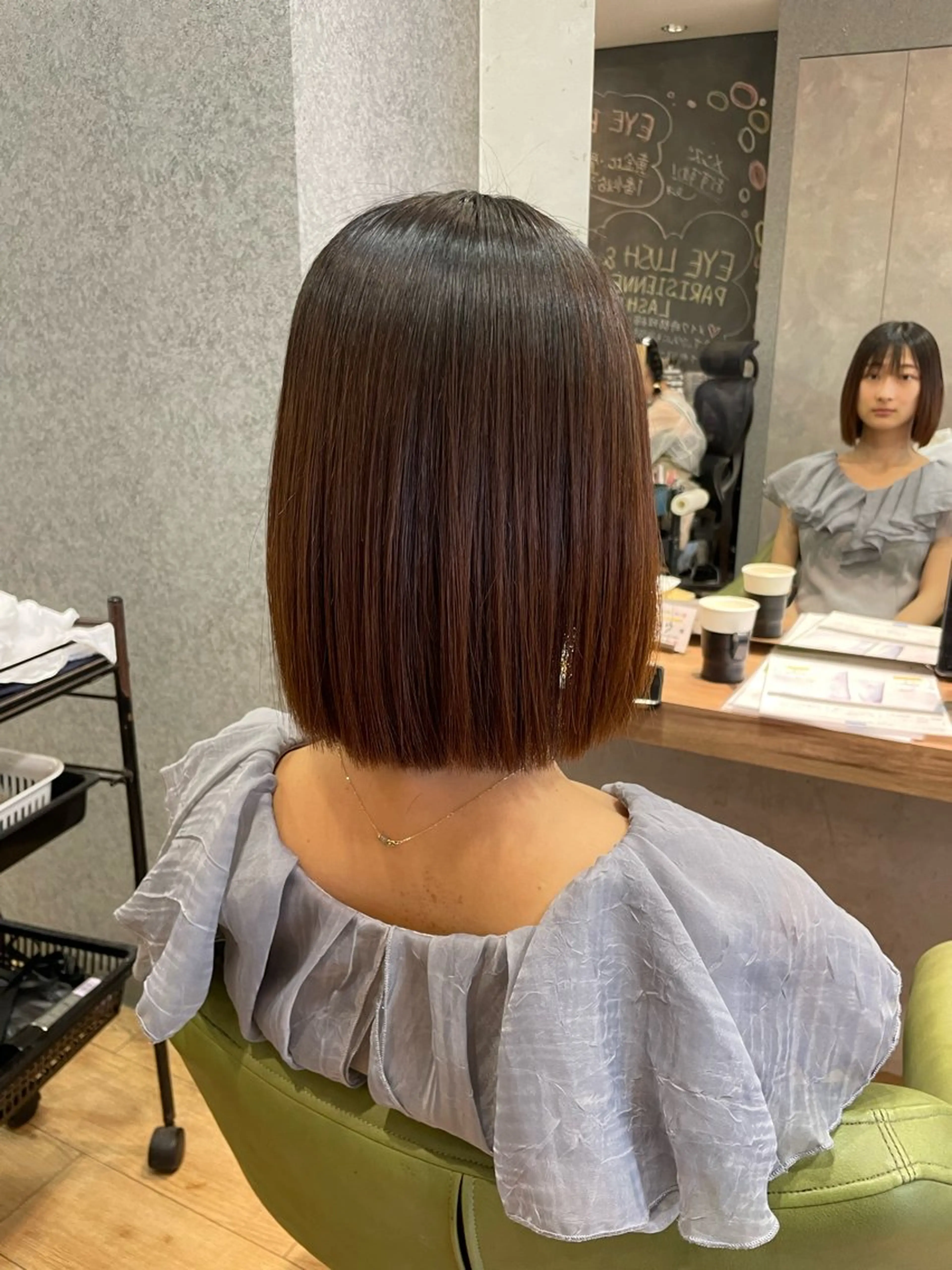 ショート 縮毛矯正 トリートメント 縮毛矯正 髪質改善/Bloss om🌷高橋沙衣のヘアスタイル