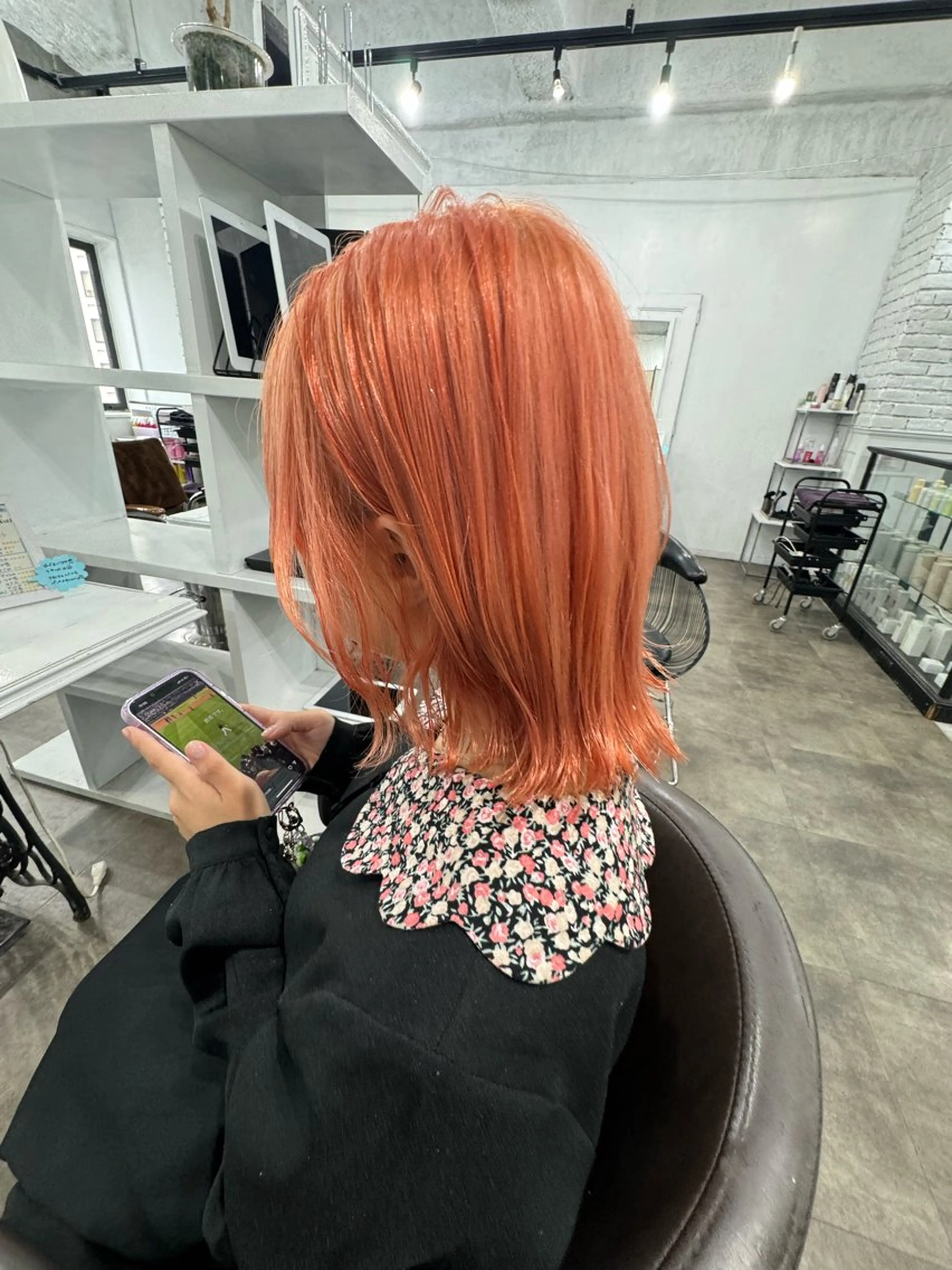 ミディアム ヘアカラー トリートメント SALOWIN札幌大通り所属・札幌ハイトーン/ ブリーチカラー/ドイのヘアスタイル