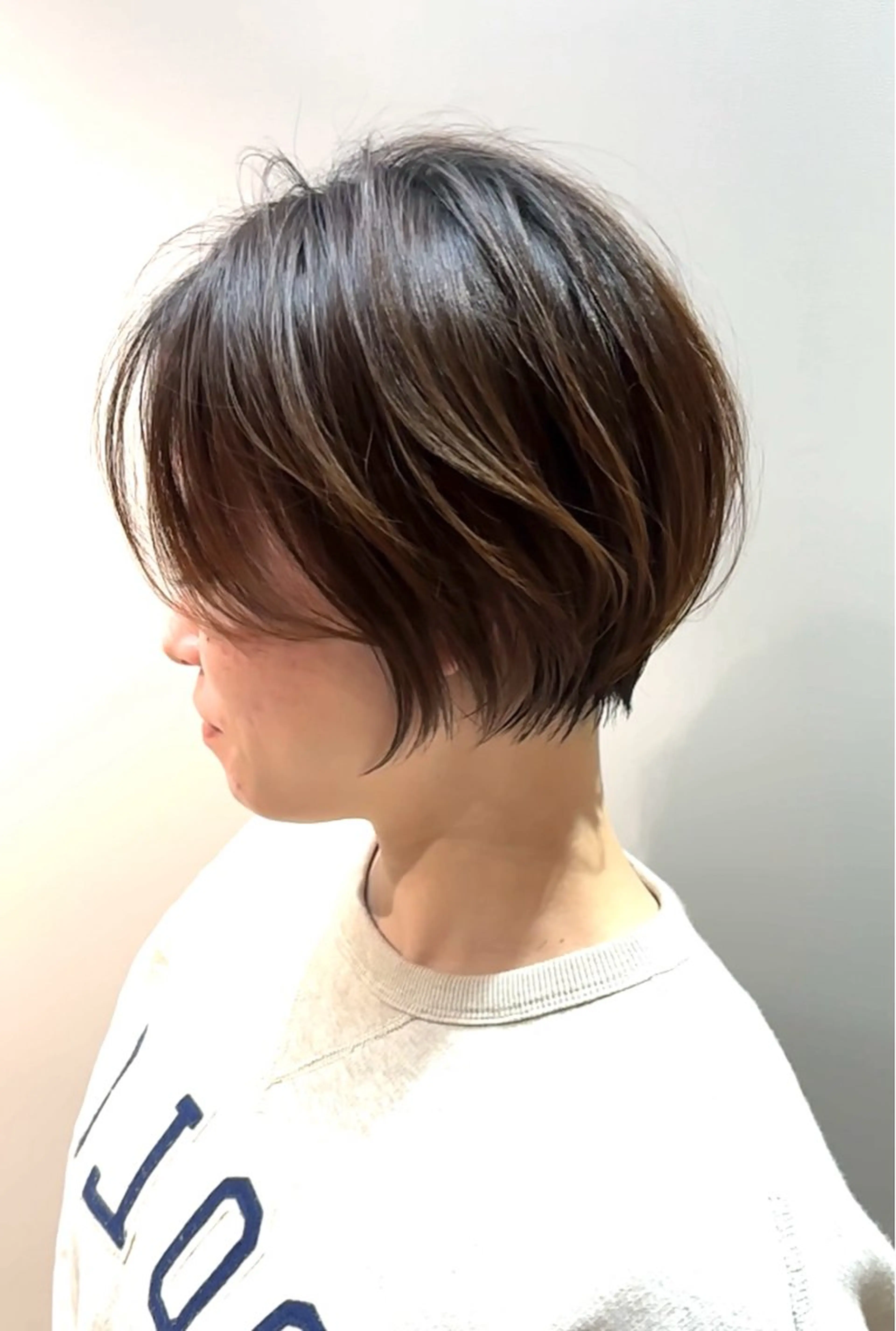 ショート ショートボブ ハンサムショート 丸みショート ボブ くびれヘア HARUKI  MINATO Japan広島紙屋町店所属・hmj紙屋町店 脊戸智志のヘアスタイル