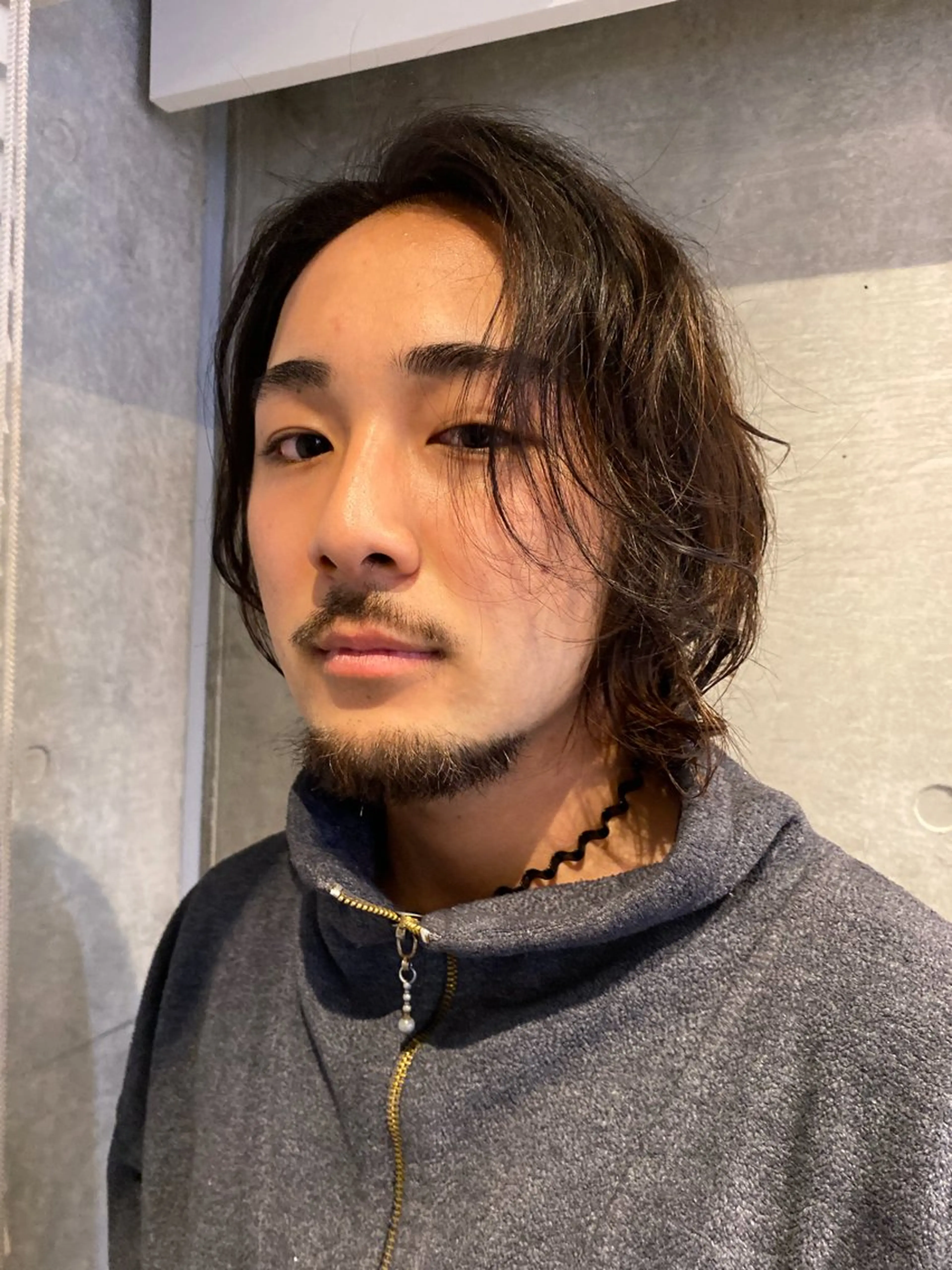 パーマ メンズ カット パーマ 室谷 侑奈のヘアスタイル