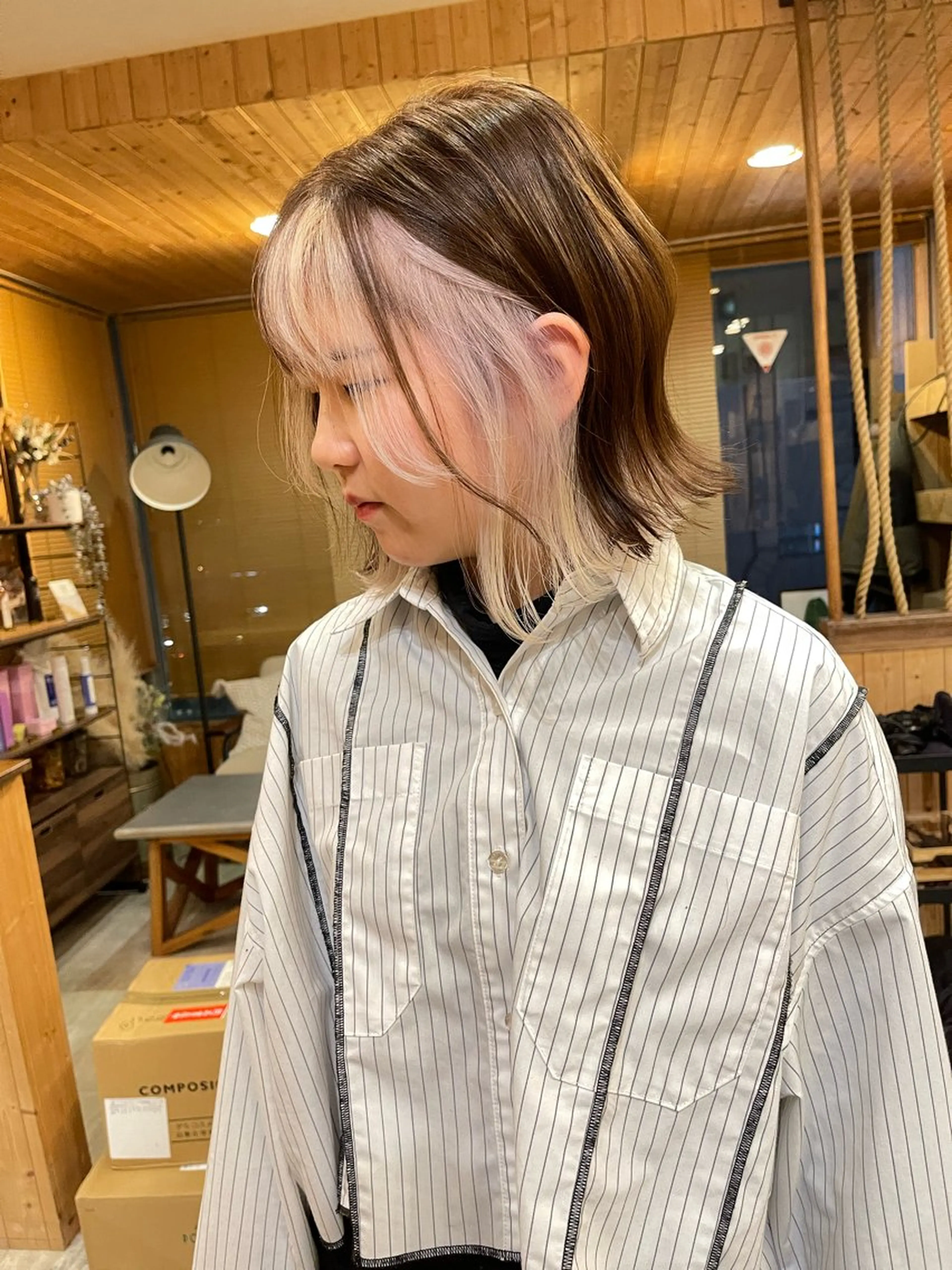ミディアム 谷山銀二郎/ 副店長のヘアスタイル