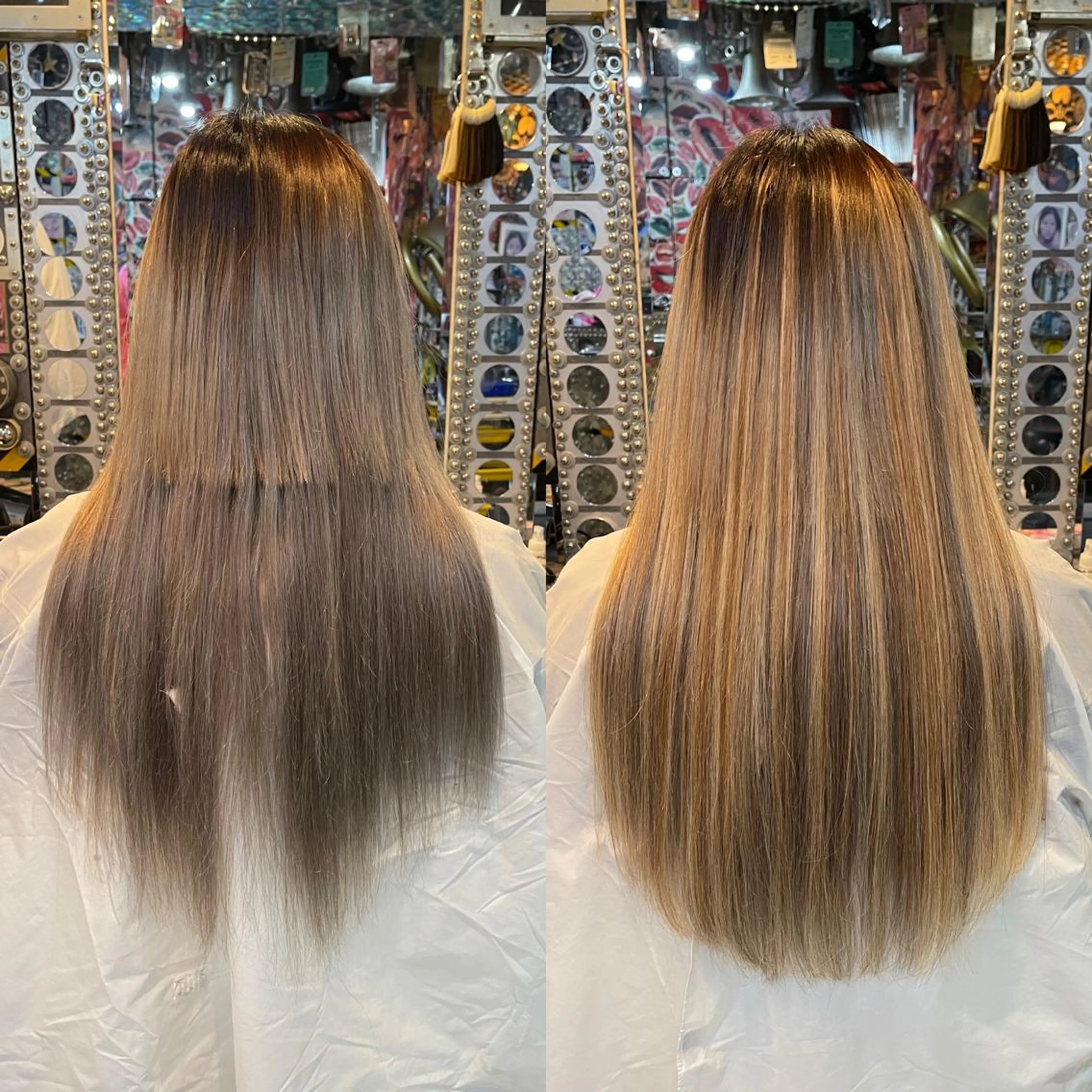 ロング カラー ヘアアレンジ マツエク・マツパ シールエクステ エクステ haco+所属・🌈派手髪エクステ ブレイズ🌈ひろとのヘアスタイル