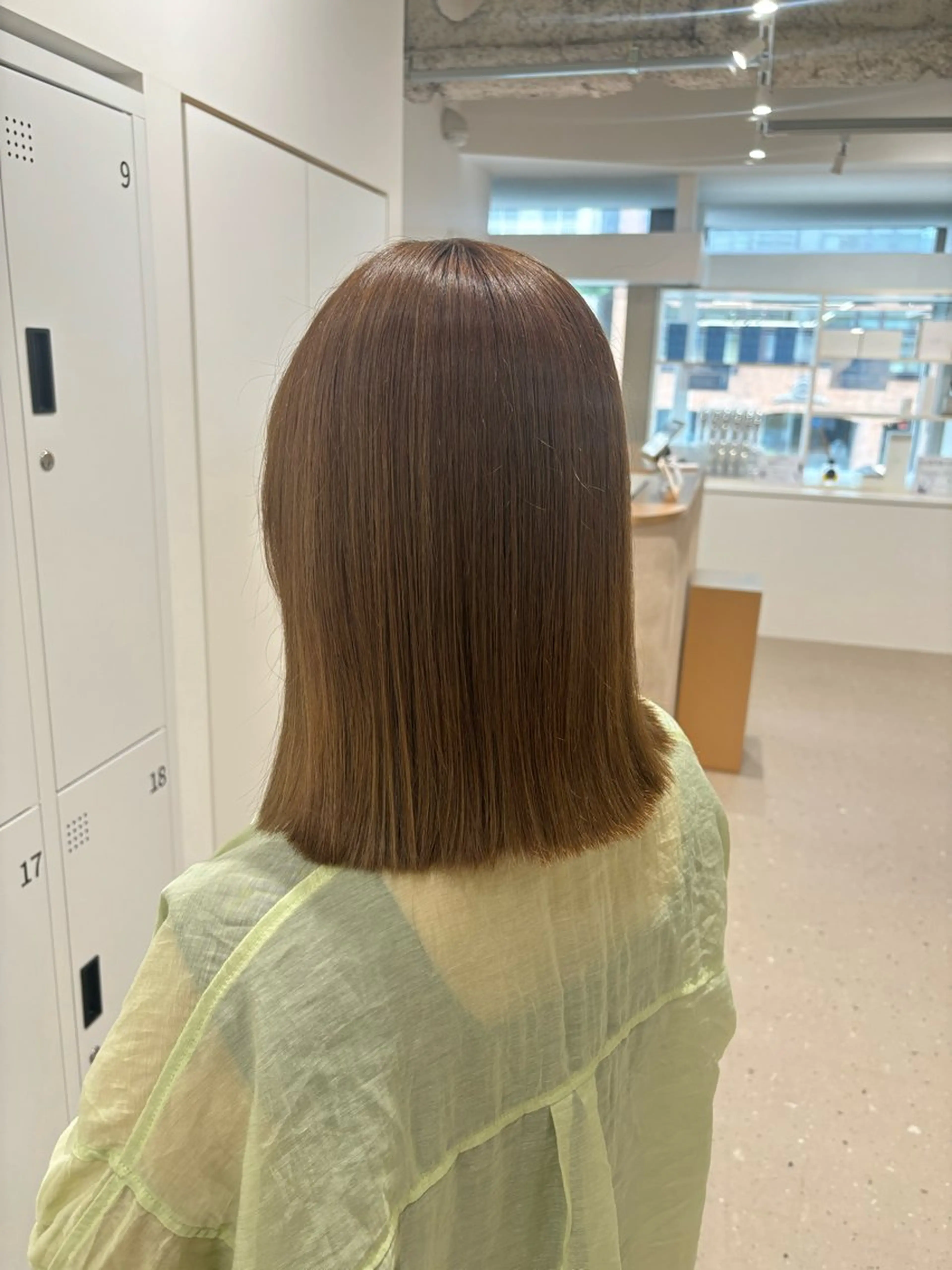 ミディアム カラー カット ヘアカラー トリートメント 🫧似合わせヘア🫧 天王寺．阿倍野🌈のヘアスタイル