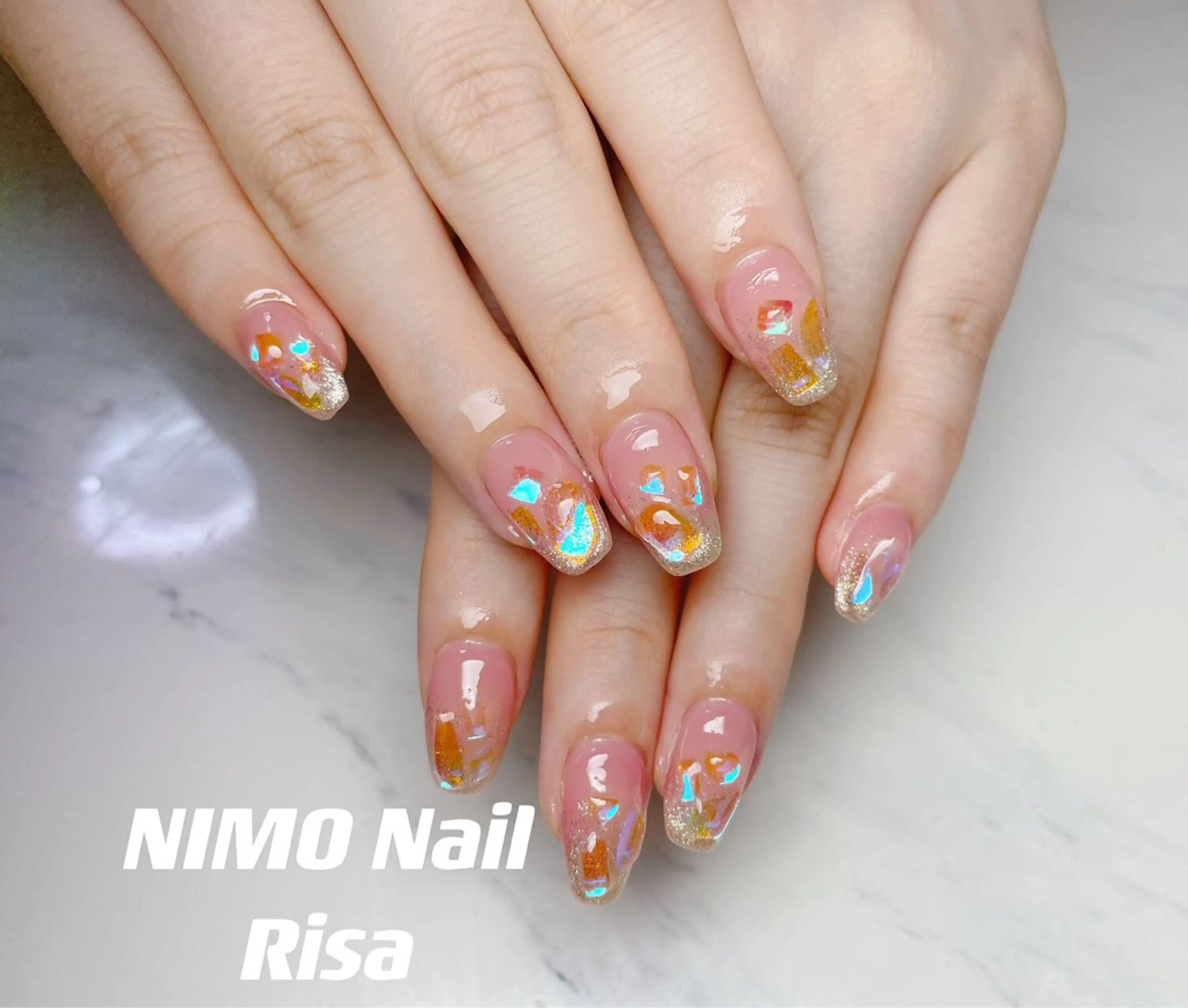 ネイル ハンドネイル RI SA☀️ リサのネイルデザイン