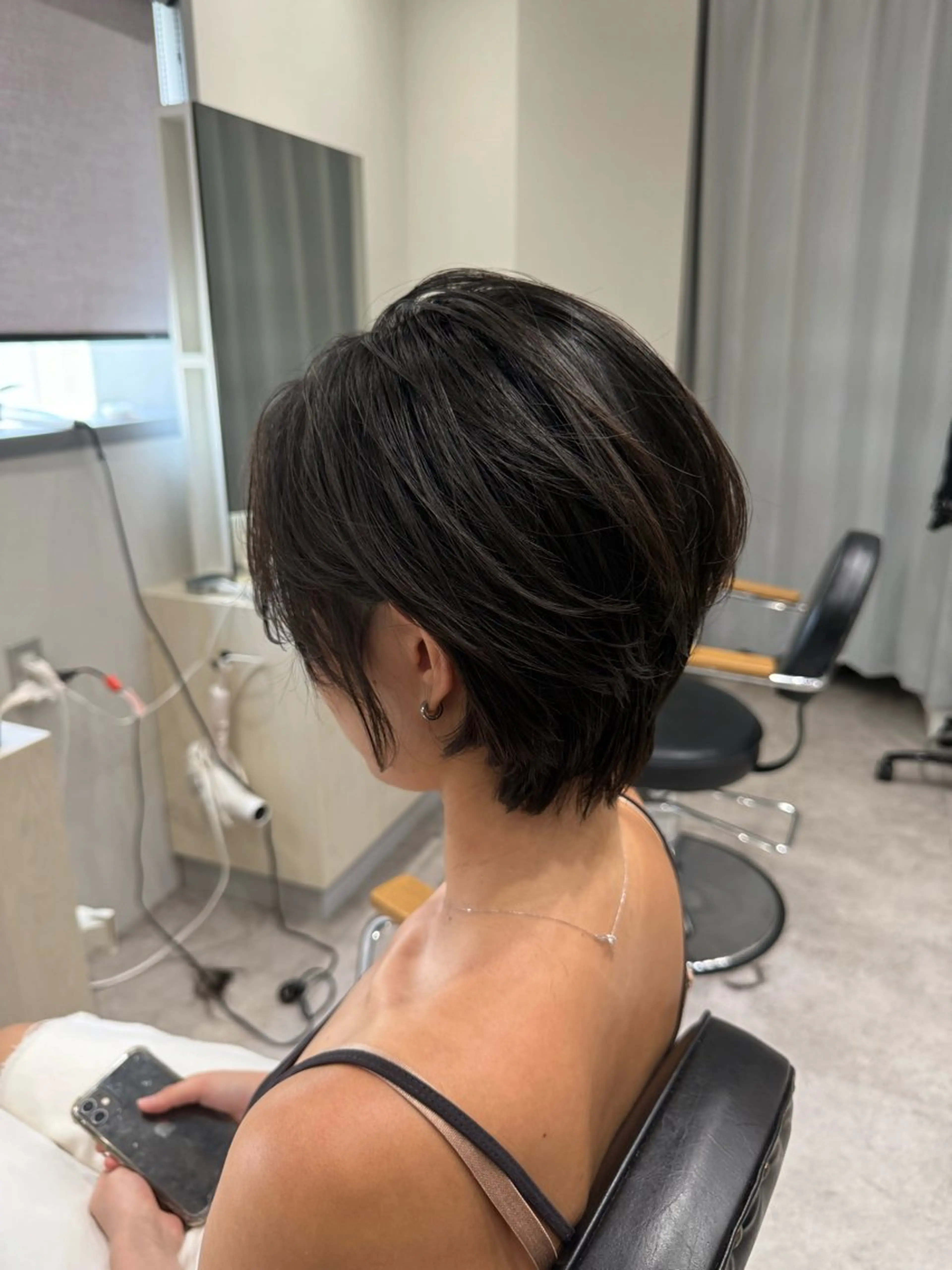 〈女性限定〉✨ショートボブ✨カット　🍏（スタイルチェンジか顔周りカットさせていただける方限定）🍏　シャンプーブロー込の写真