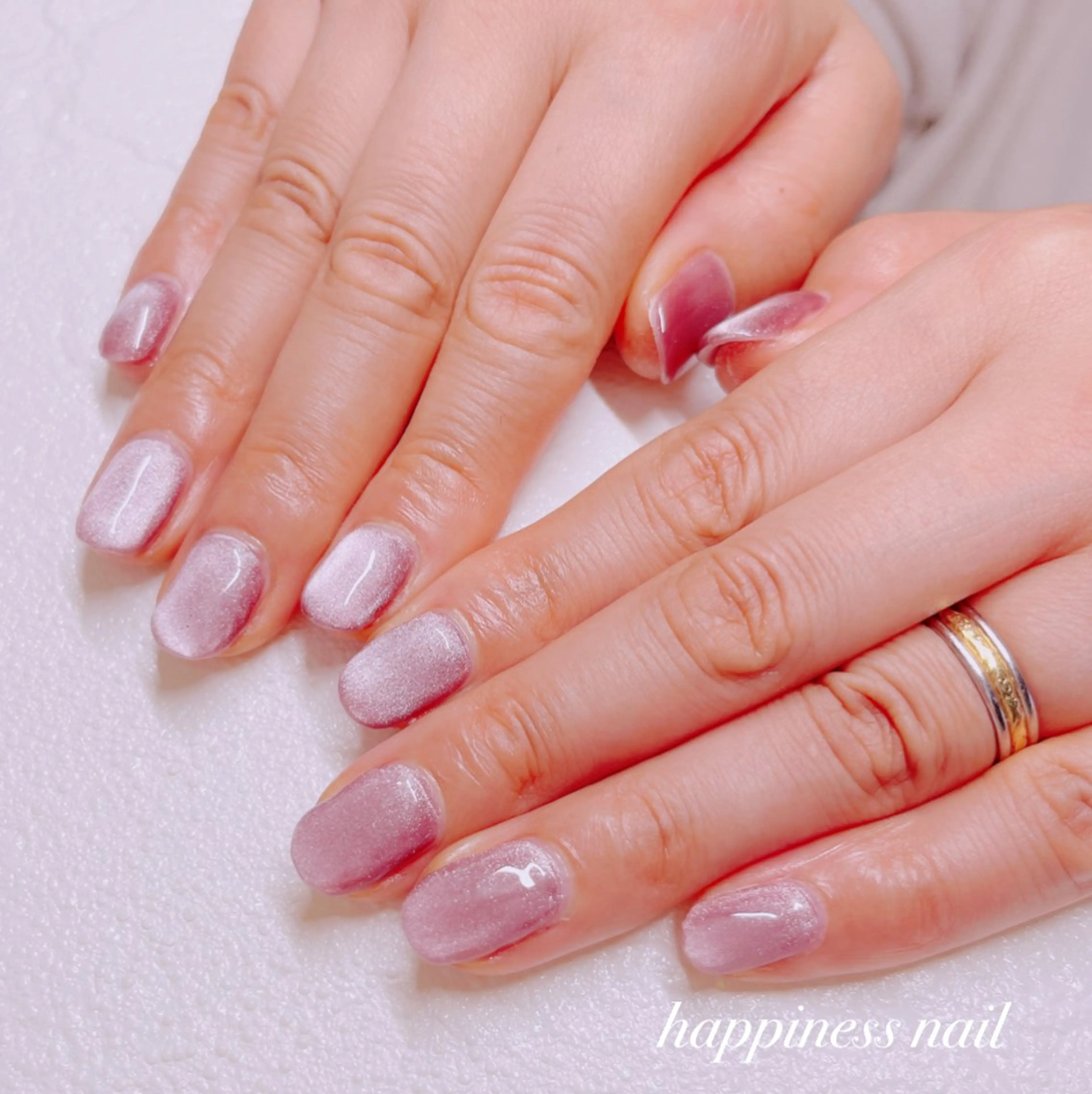ネイル ワンカラーネイル ハンドネイル happiness nailのネイルデザイン