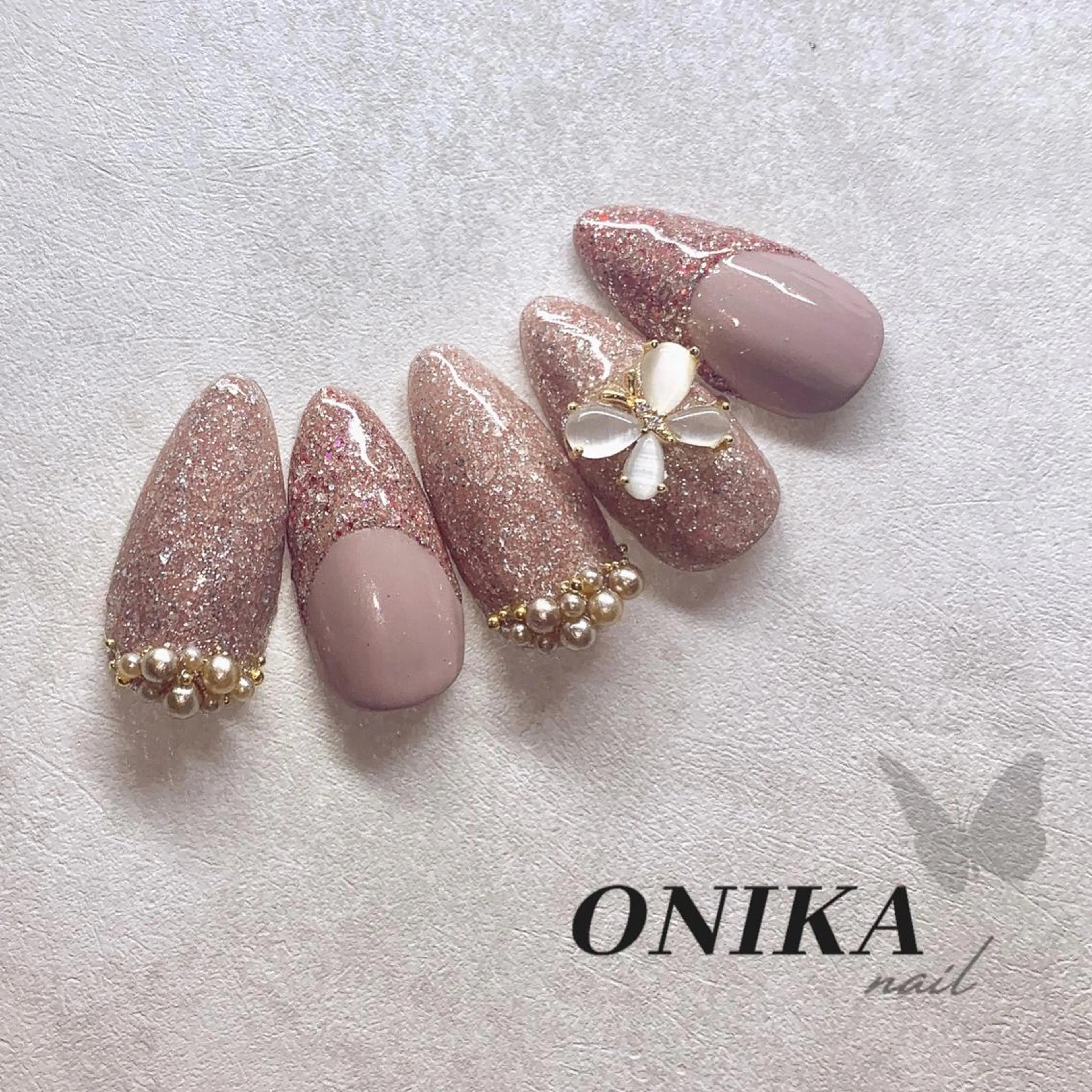 ネイル フラッシュネイル ジェルネイル ONIKA Nail 青山通り店所属・ONIKAnail 青山通り店のネイルデザイン