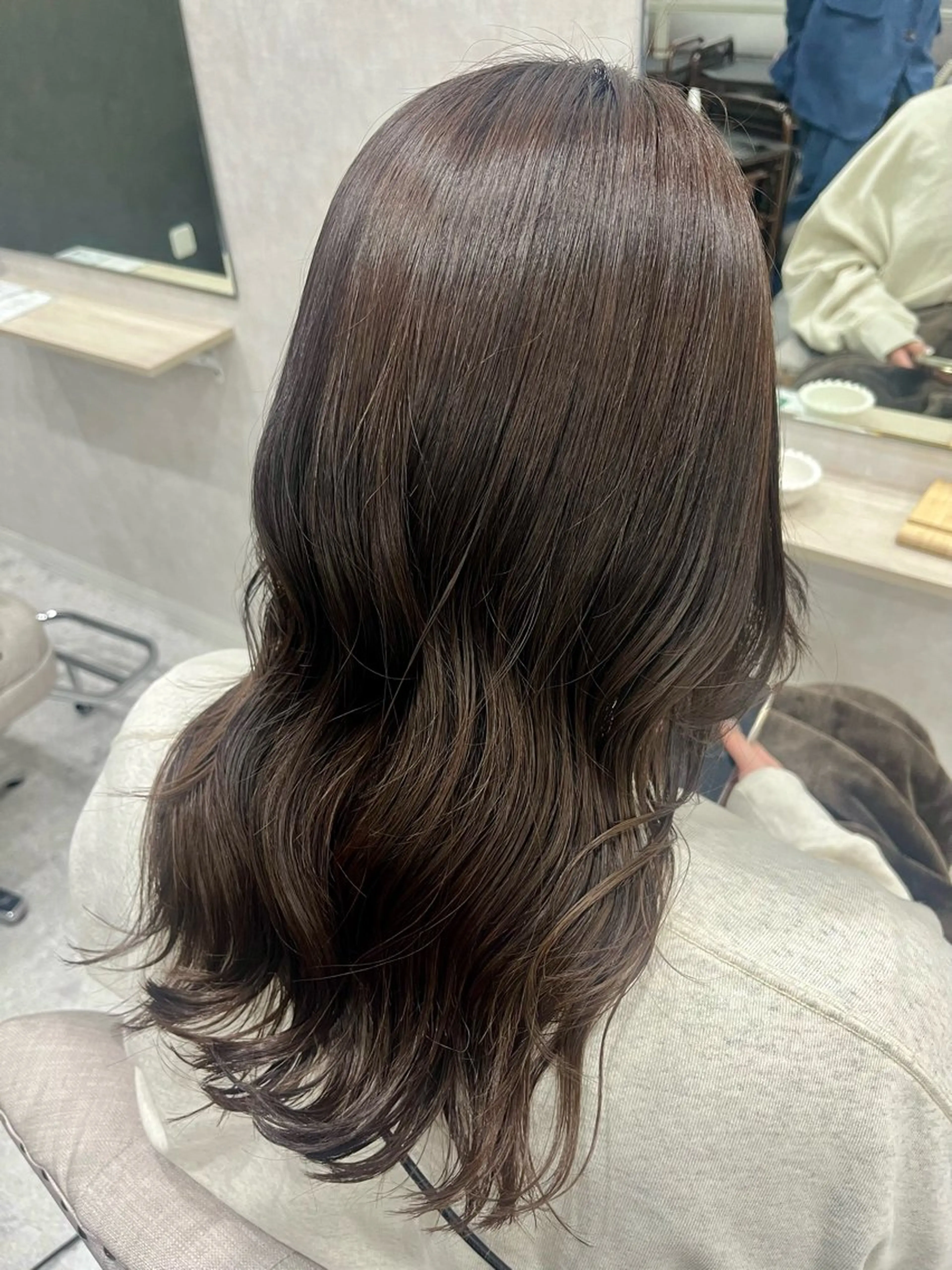 カラー ブラウンカラー ナチュラルブラウン 小池 風賀のヘアスタイル