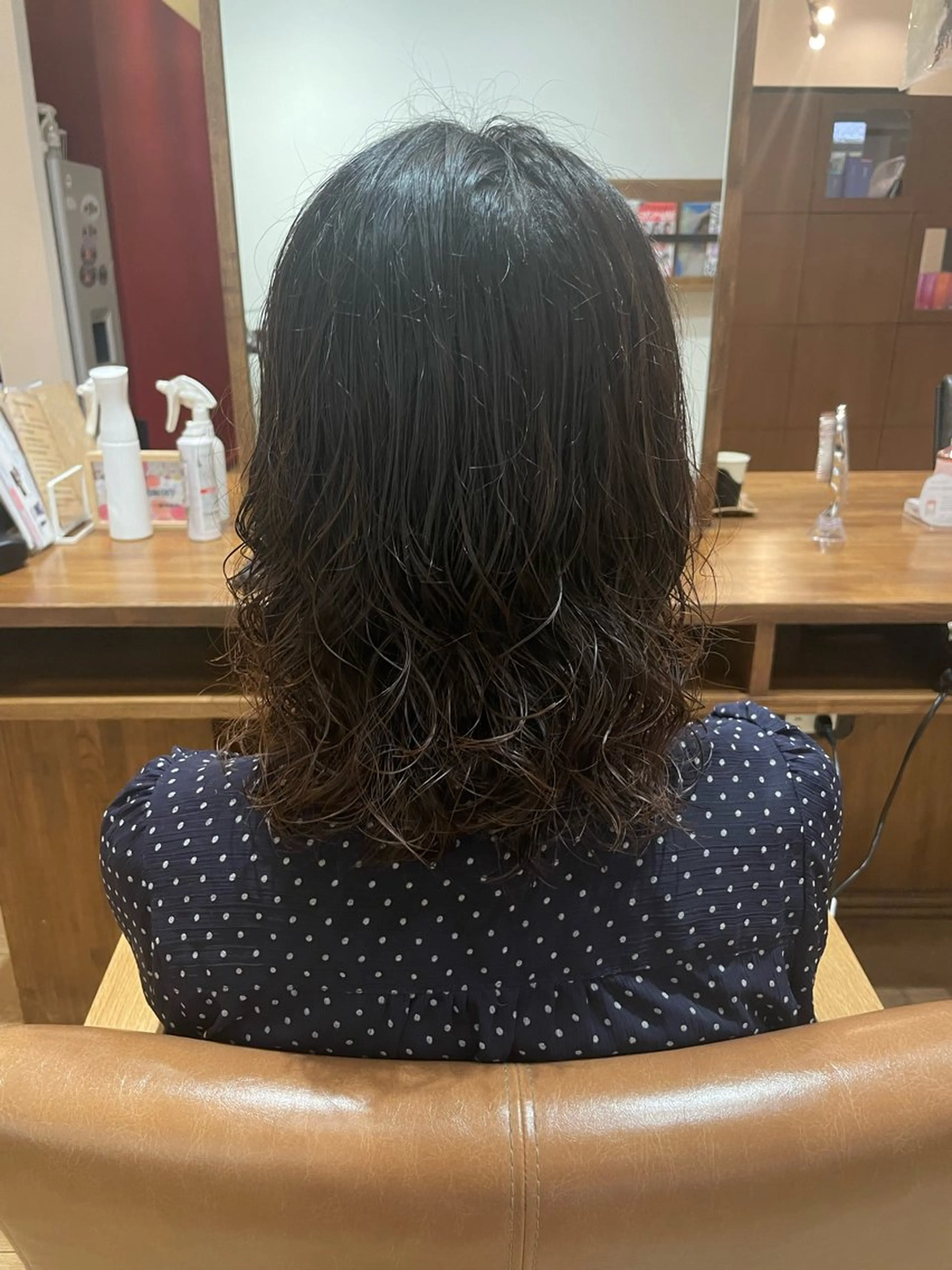 ミディアム カット パーマ スタイリスト /YUNAのヘアスタイル